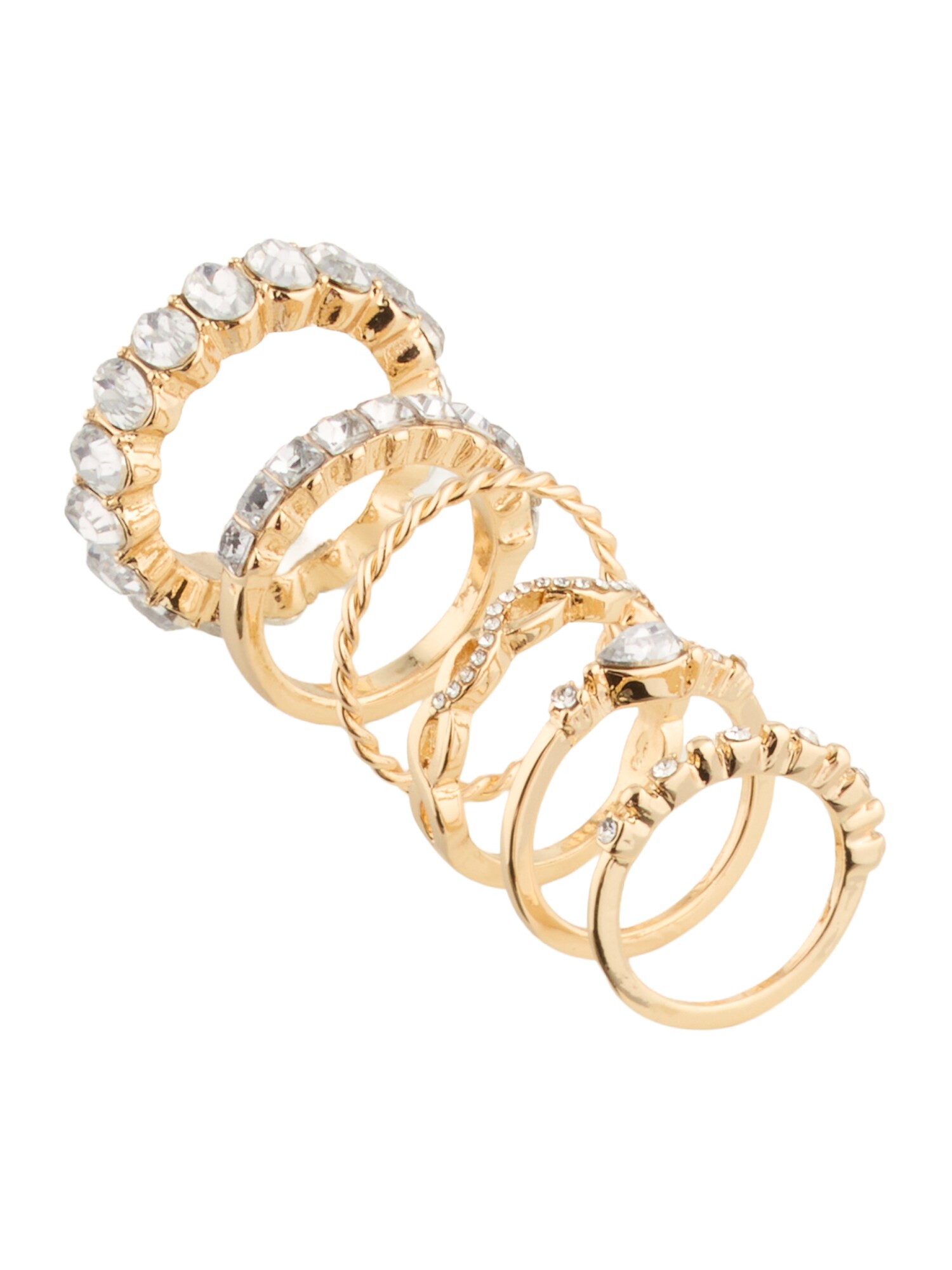 studioselect Inele  auriu / transparent