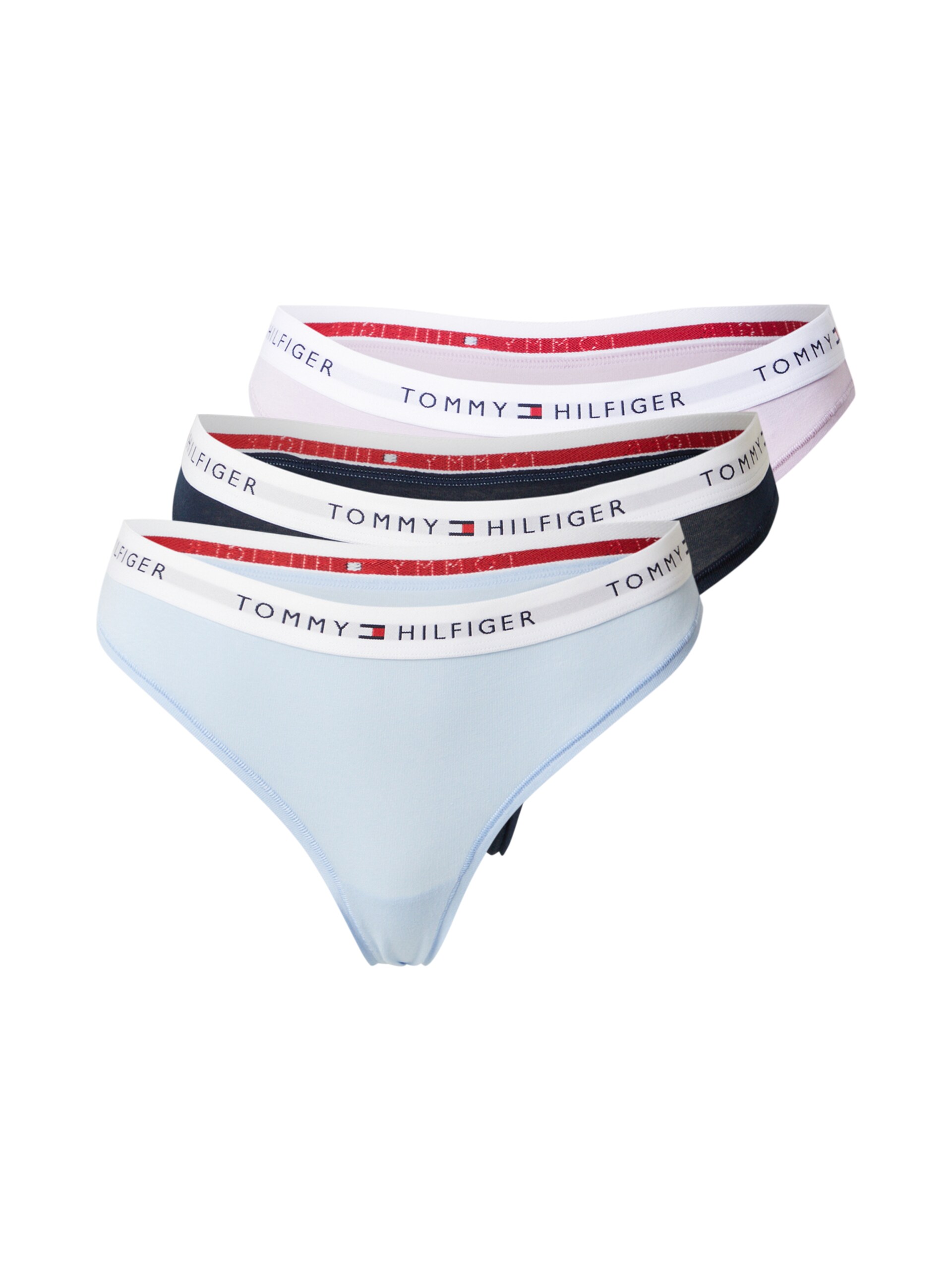 Tommy Hilfiger Underwear String marinblå / himmelsblå / pastellrosa herr
