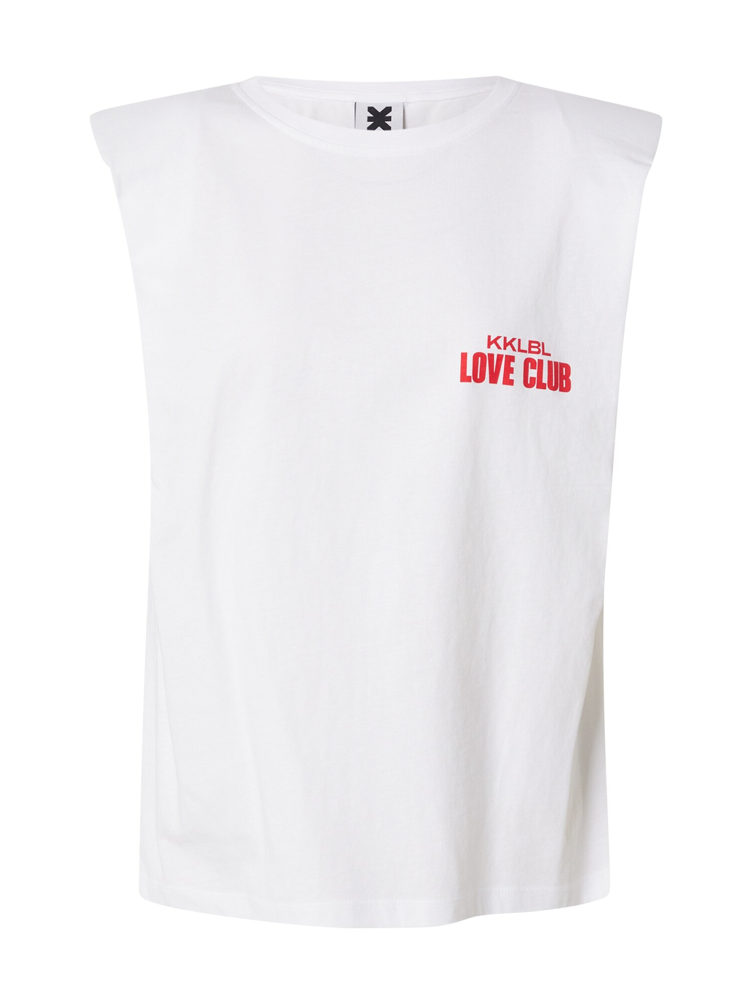 Karo Kauer Maglietta 'Love Club'  rosso / bianco