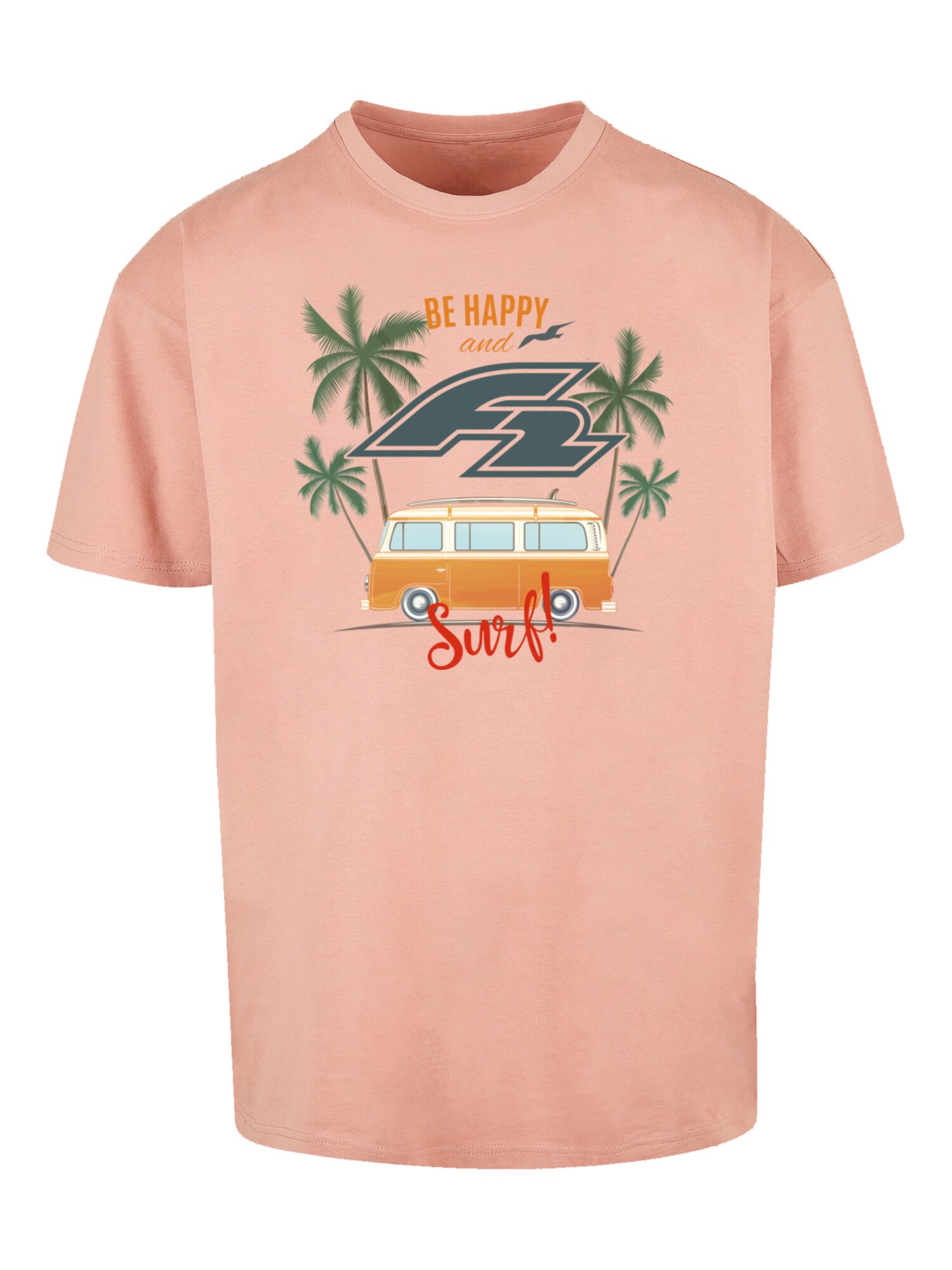 Thumbnail - T-Shirt 'Be Happy And Surf Bulli Sommer'