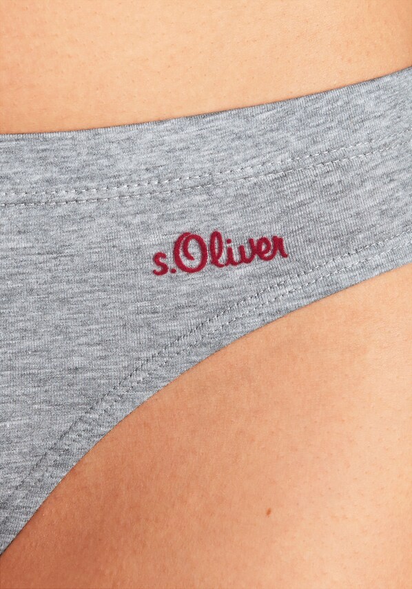 s.Oliver, Slip, szürke, fekete & fehér, 4 kép a 4 közül