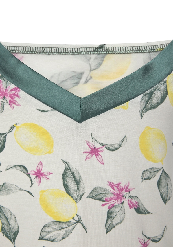 LASCANA, Hálóing 'Summer Fruits', sárga, 3 kép a 5 közül