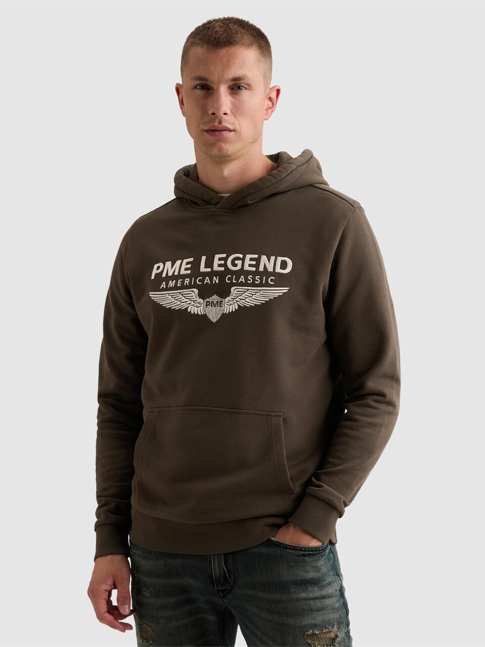 Sweatshirt 'Hoodie in 100% cotton with logo'