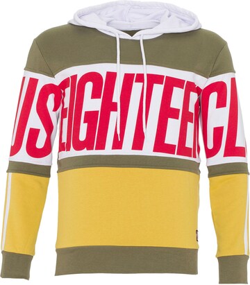 PLUS EIGHTEEN Sweatshirt Geel / Kaki / Rood / Wit