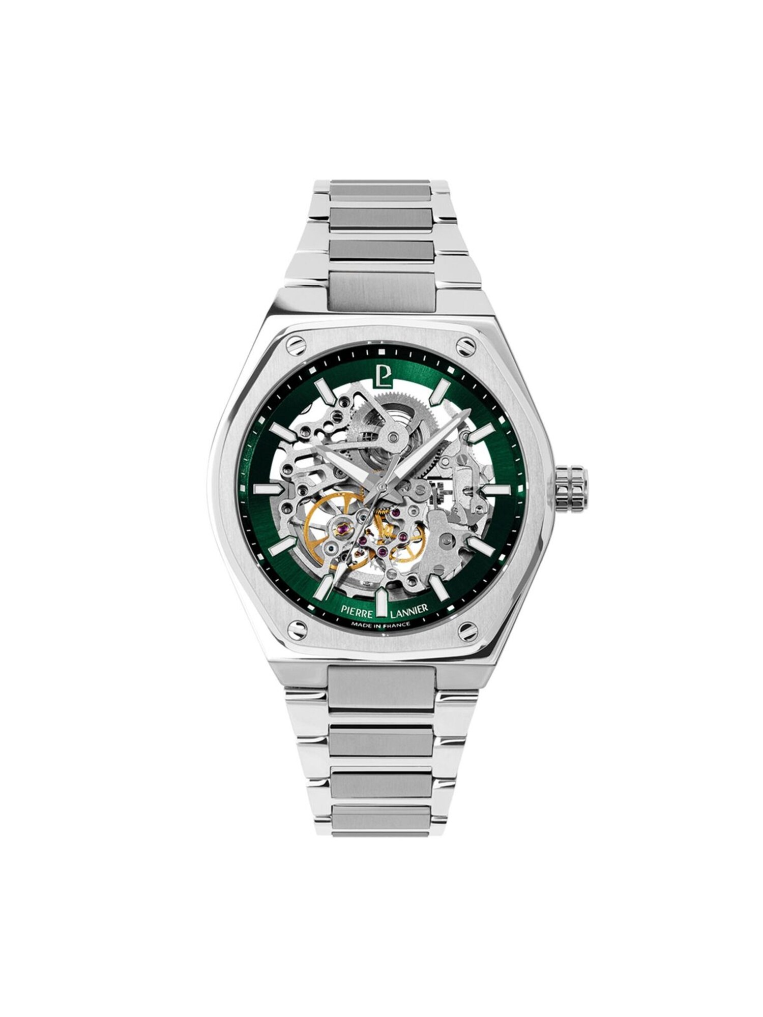 Pierre Lannier Analoog Horloge Groen