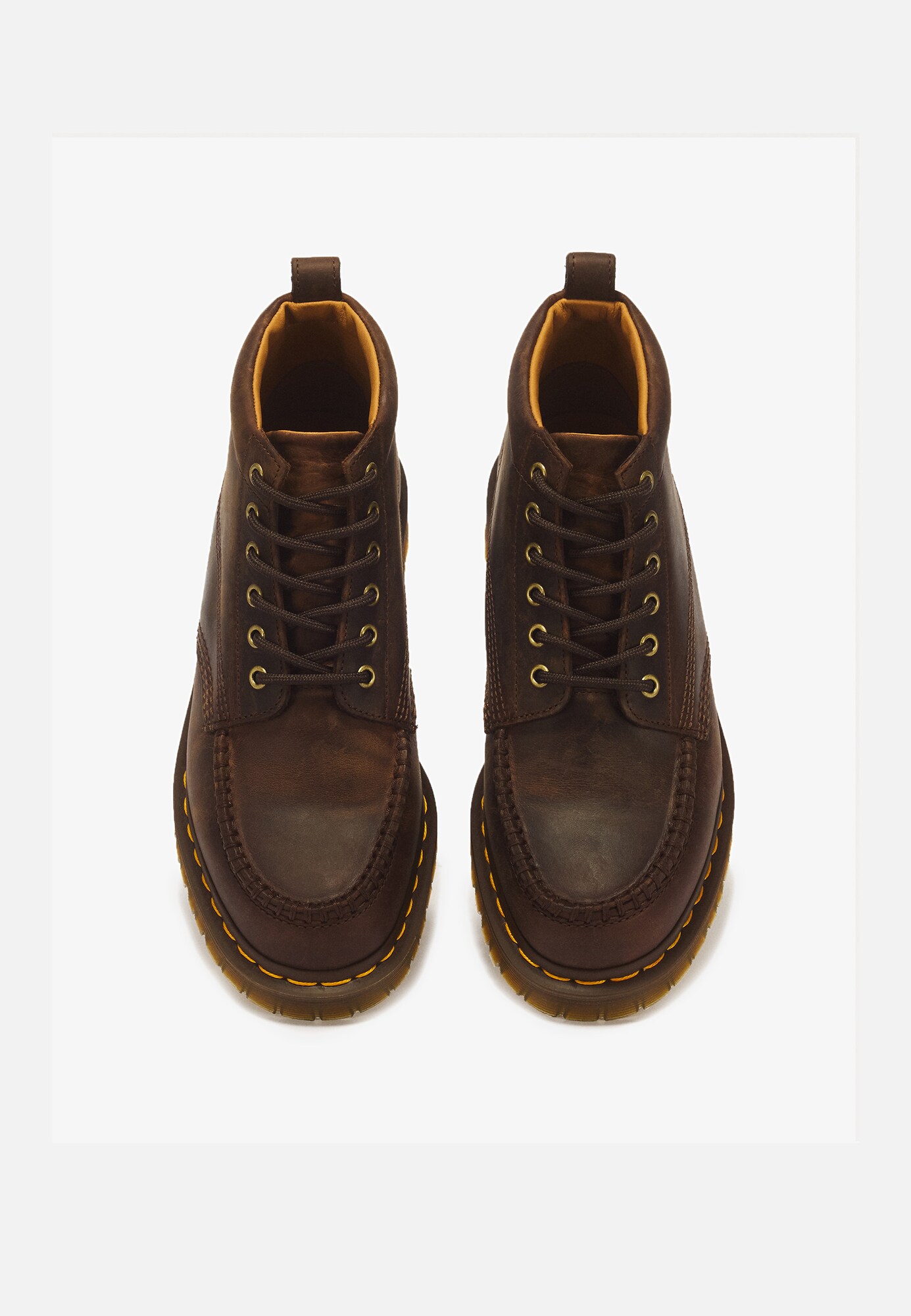 Dr. Martens Botas con cordones 'Lowell 6'  marrón oscuro – imagen 4