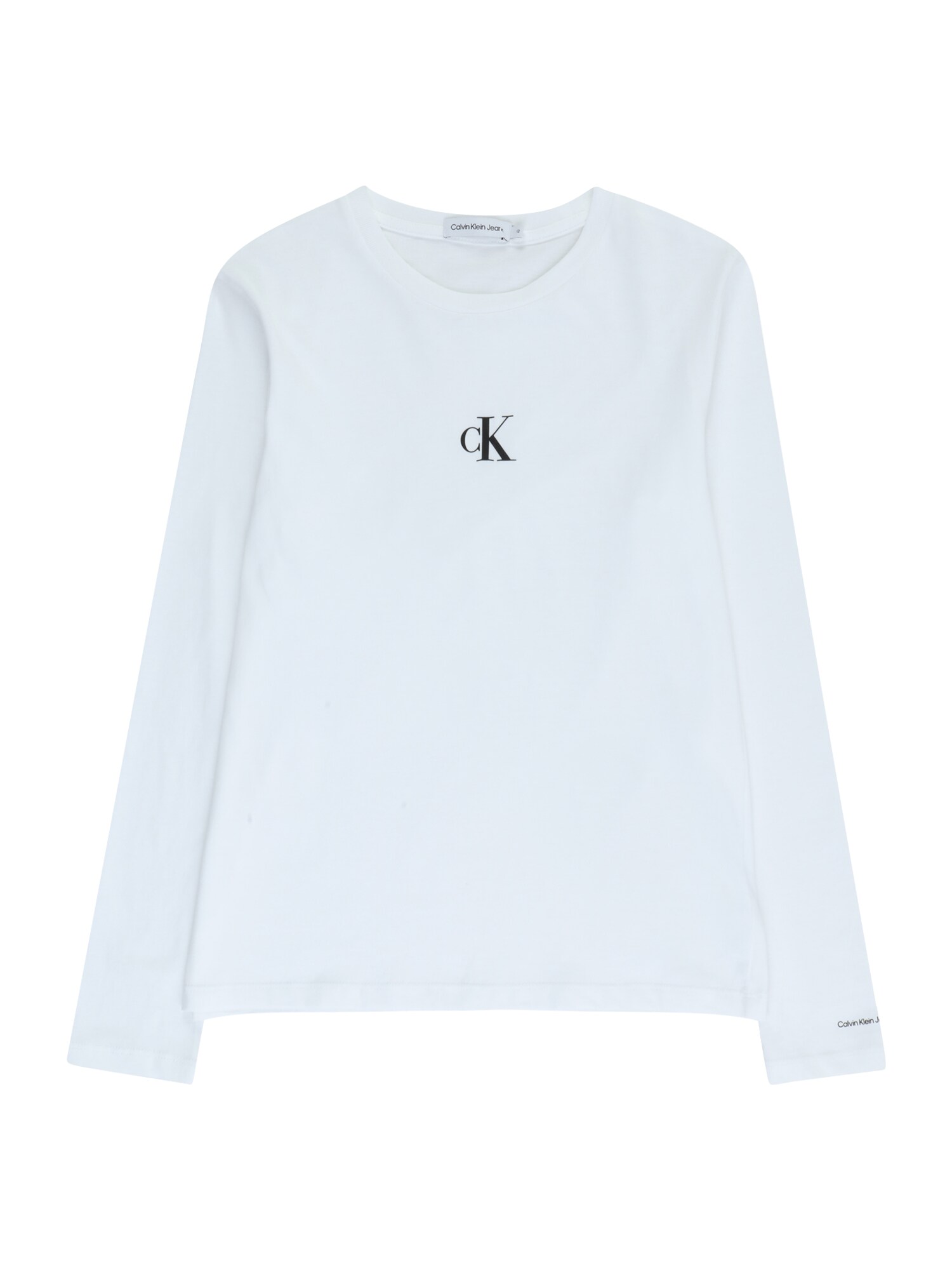 Calvin Klein Jeans Tricou  negru / alb