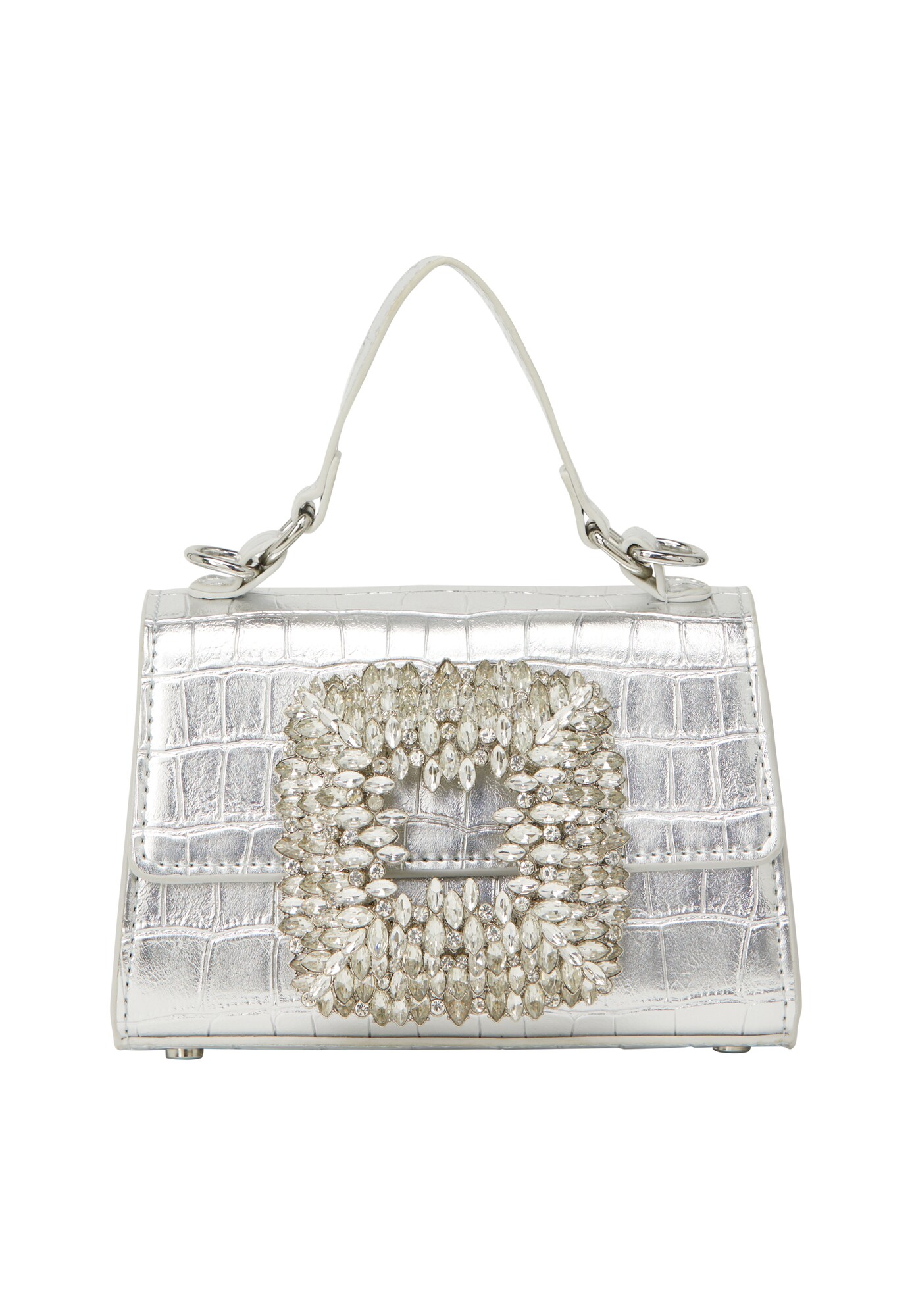 NAEMI Clutch  argintiu