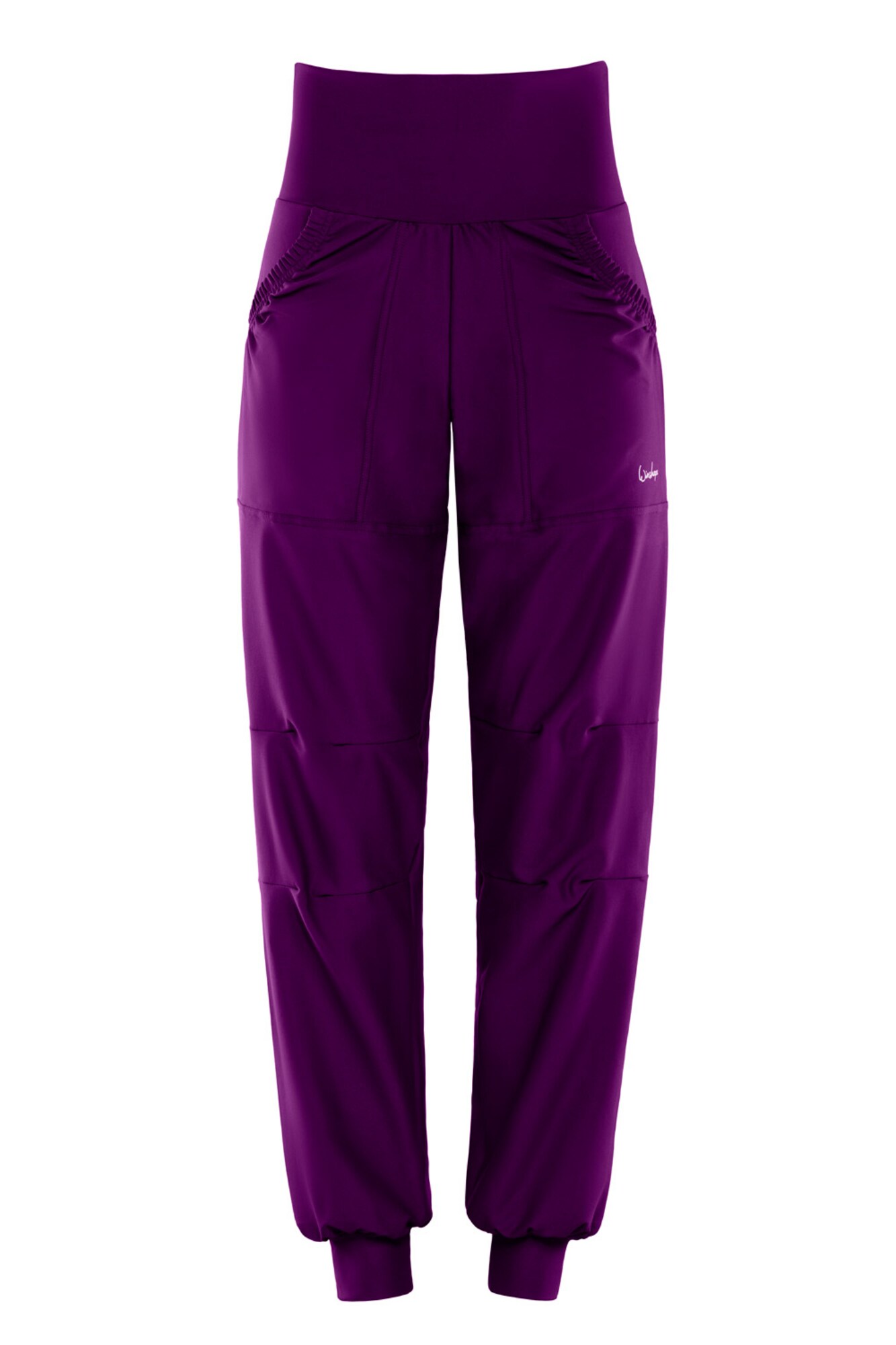 Winshape Pantaloni sport LEI101C  mov închis / alb