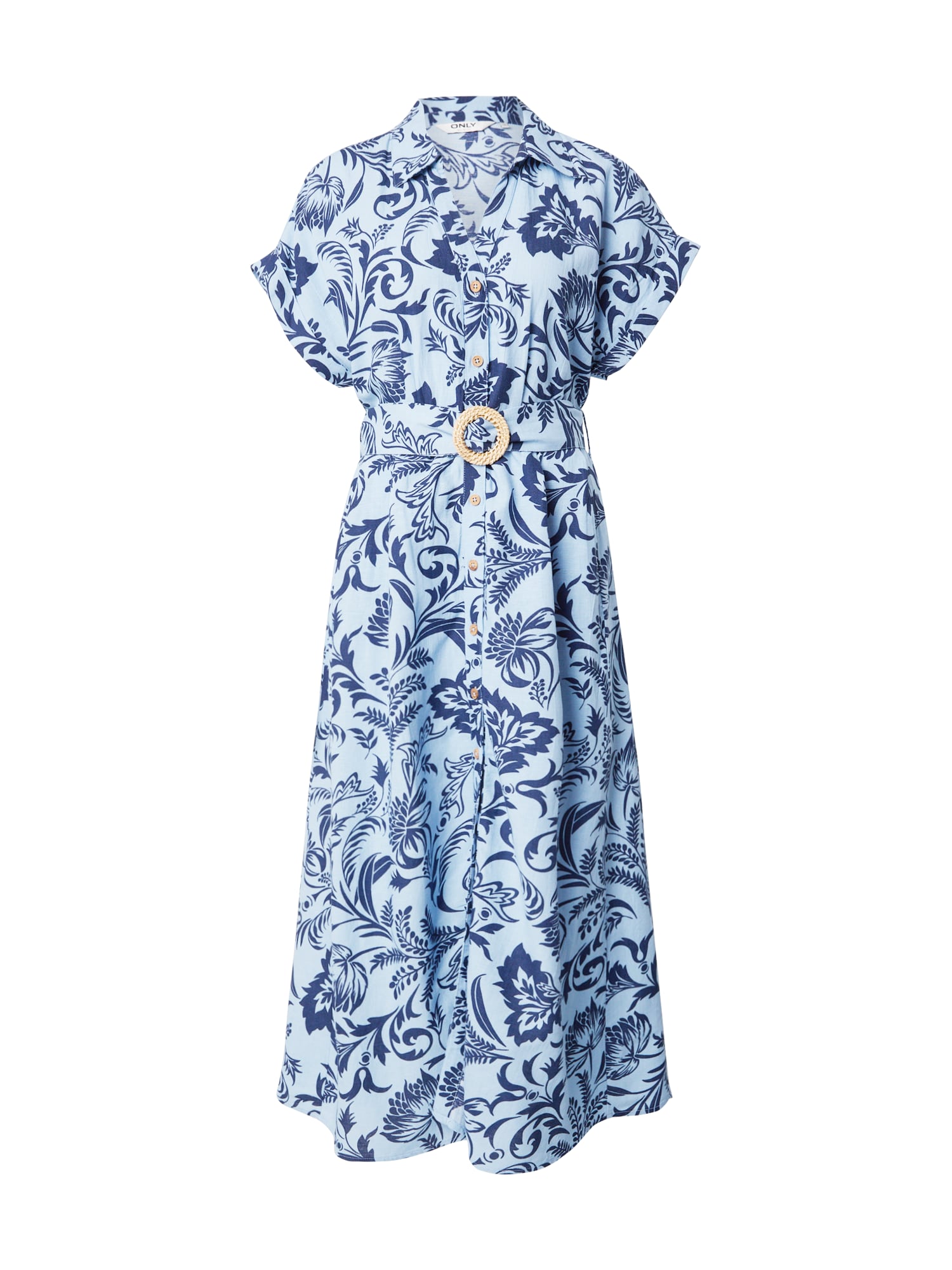 ONLY Rochie tip bluză ONLJakiri  albastru marin / albastru deschis