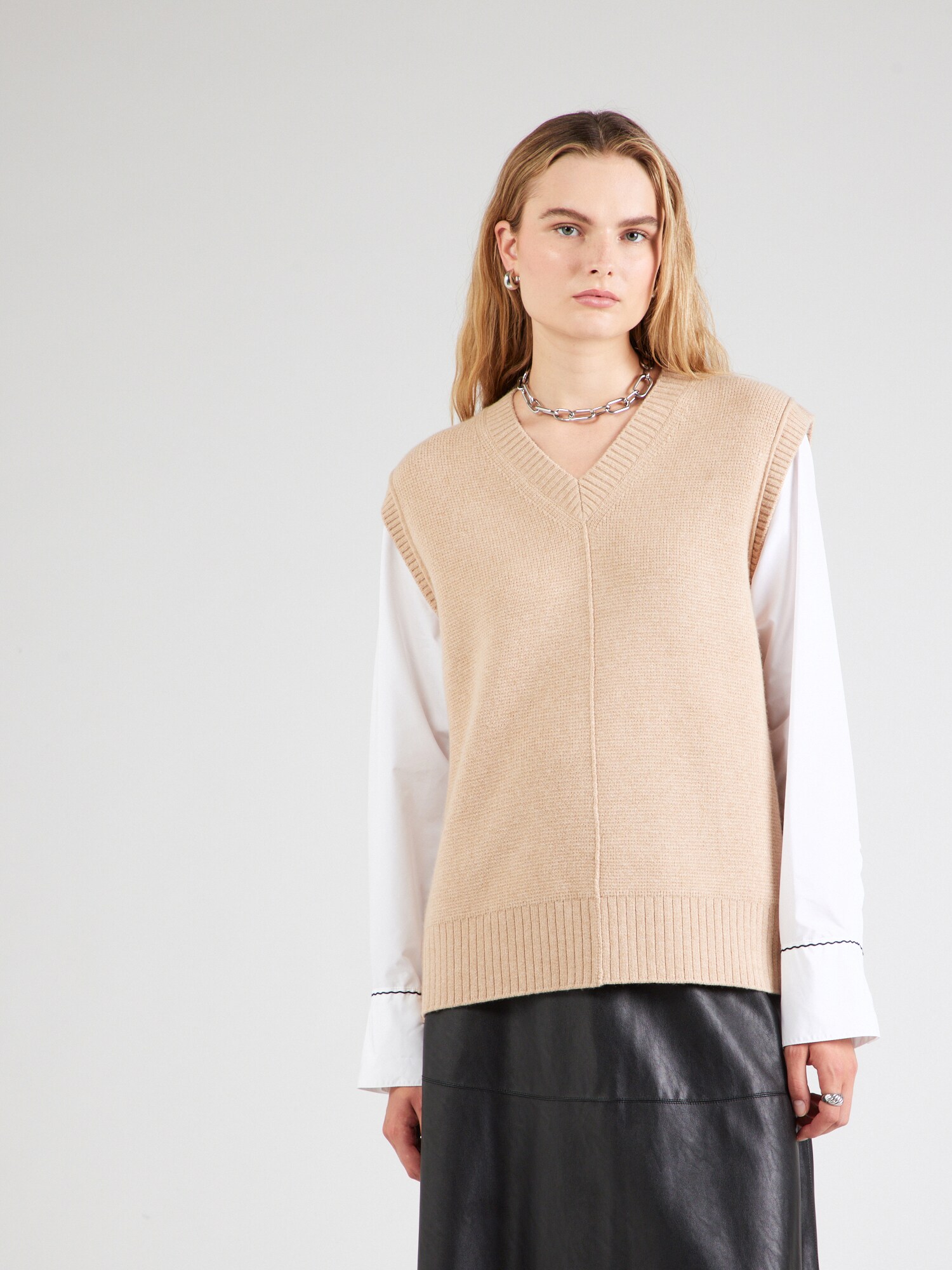 3.1 Phillip Lim Pulóver  homok / fehér termék 2. képe