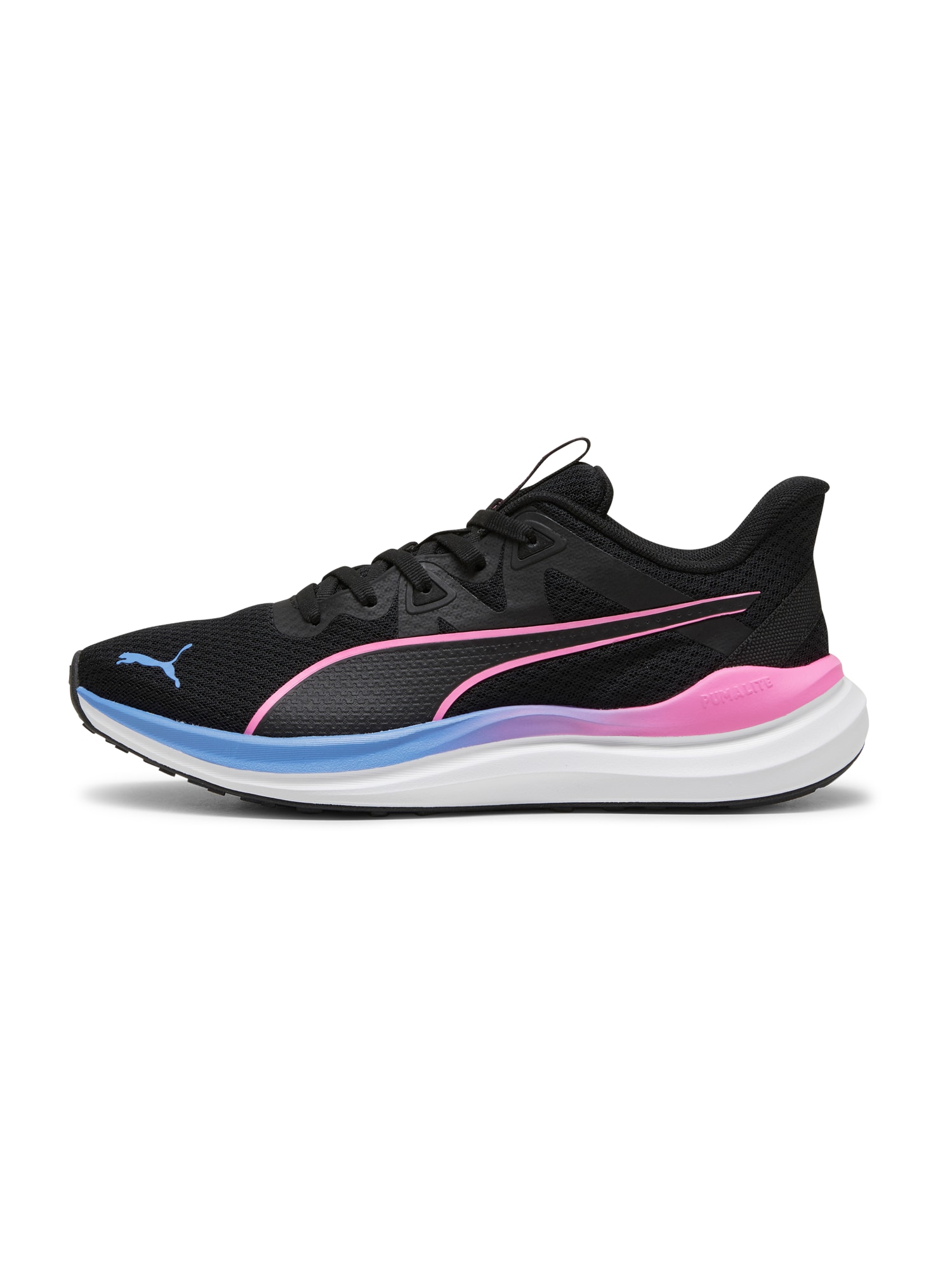 PUMA Bėgimo batai 'Reflect Lite' mėlyna / rožinė / juoda