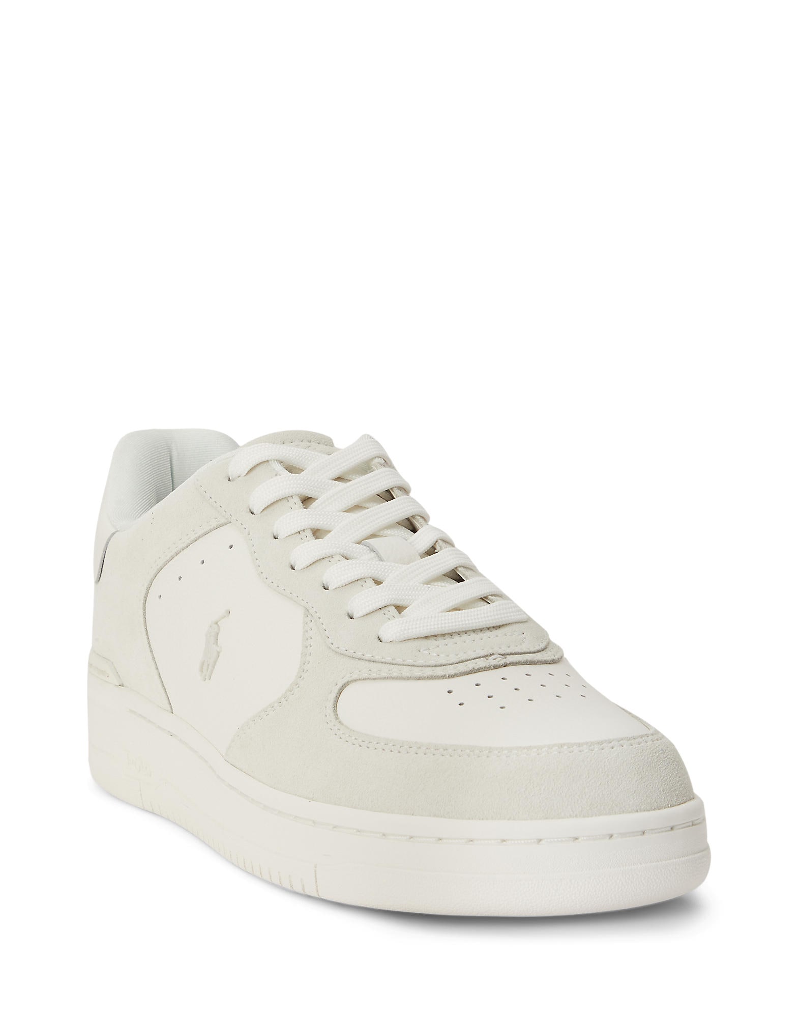 Polo Ralph Lauren Sneaker low MASTERS CRT alb / alb murdar