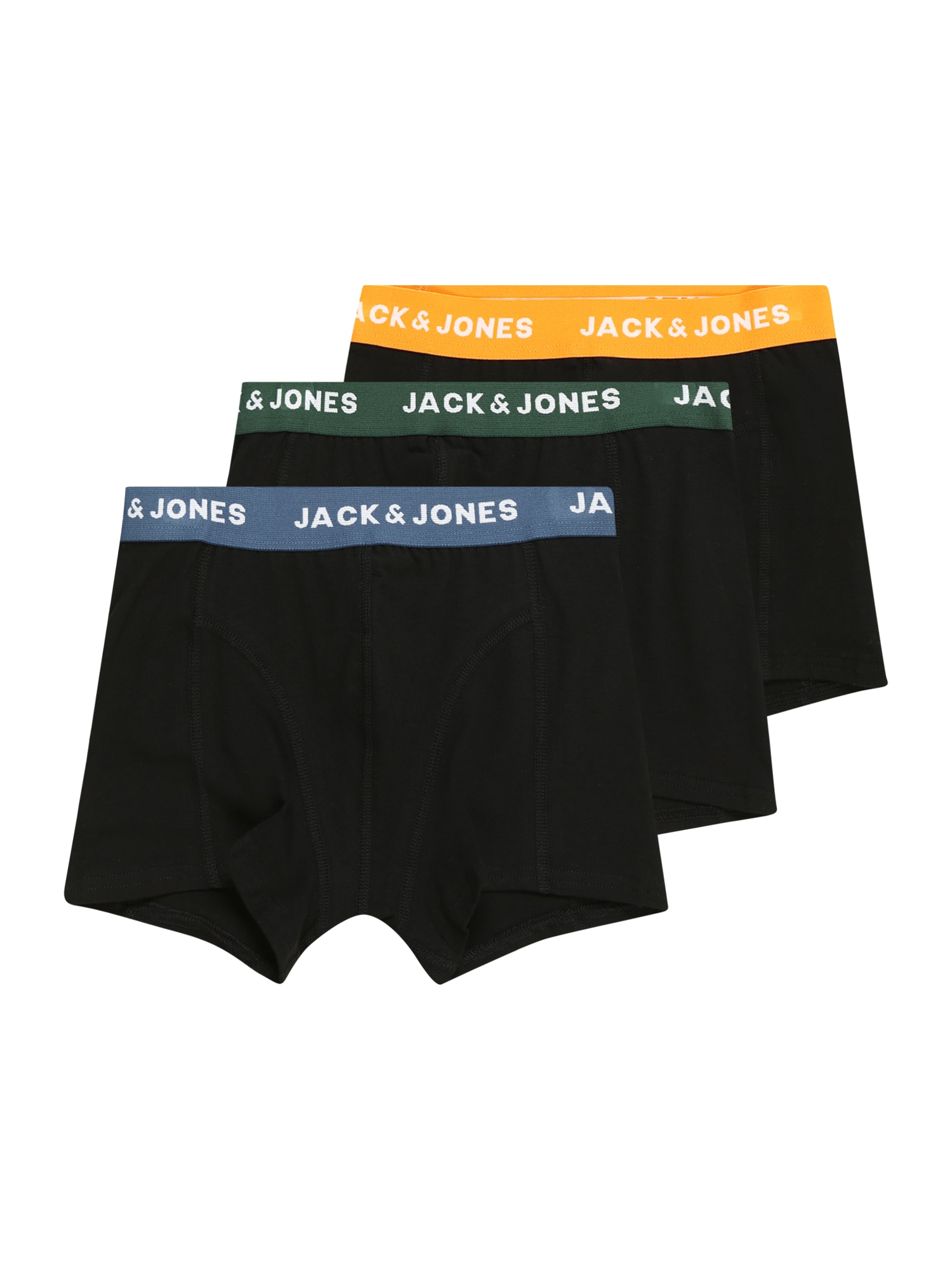 Jack & Jones Junior Spodnjice 'Gab'  kraljevo modra / jelka / oranžna / črna