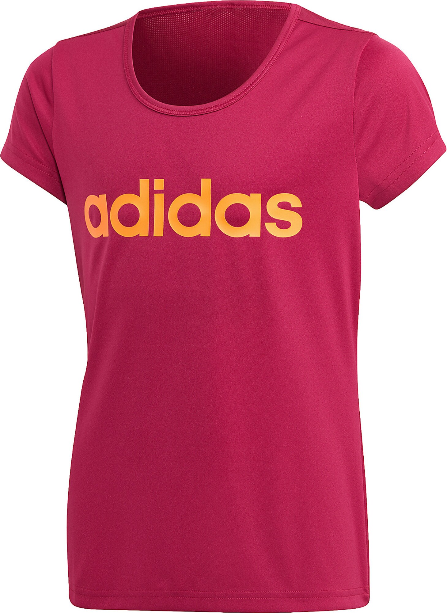 ADIDAS PERFORMANCE Sportiniai marškinėliai  oranžinė / tamsiai rožinė