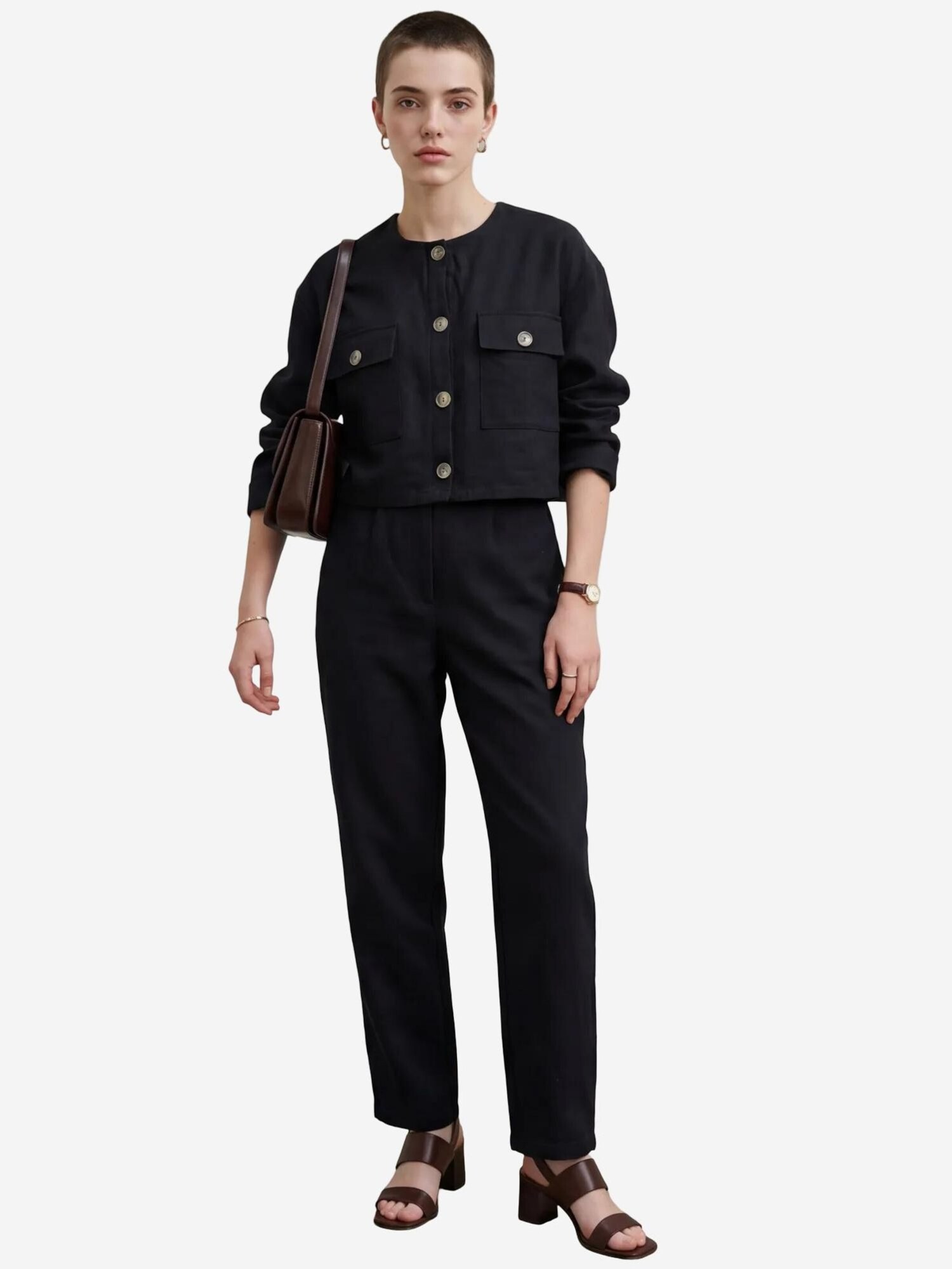 My fashion Jednodijelna pidžama crna