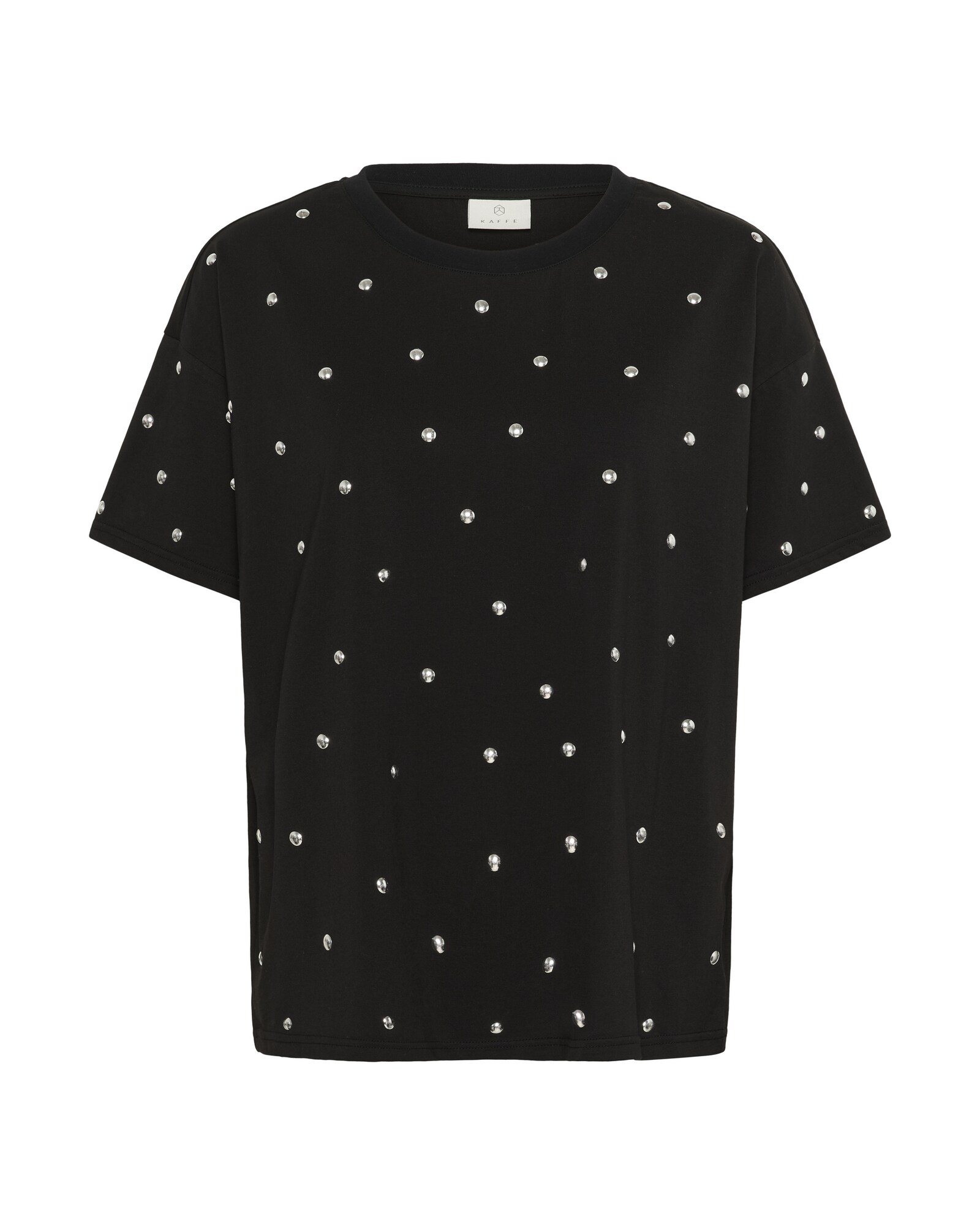 Kaffe Camiseta 'KAHelen'  negro / transparente