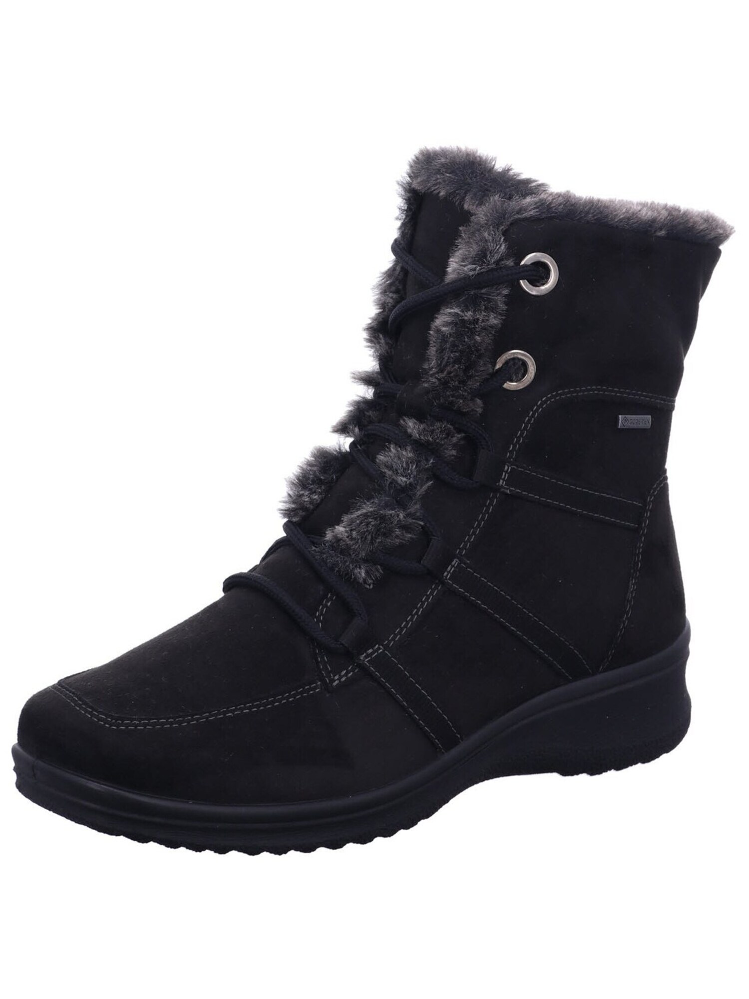 Ara Boots 'Winterstiefel Damen 12-48554 65 Echtleder In Schwarz' Zwart