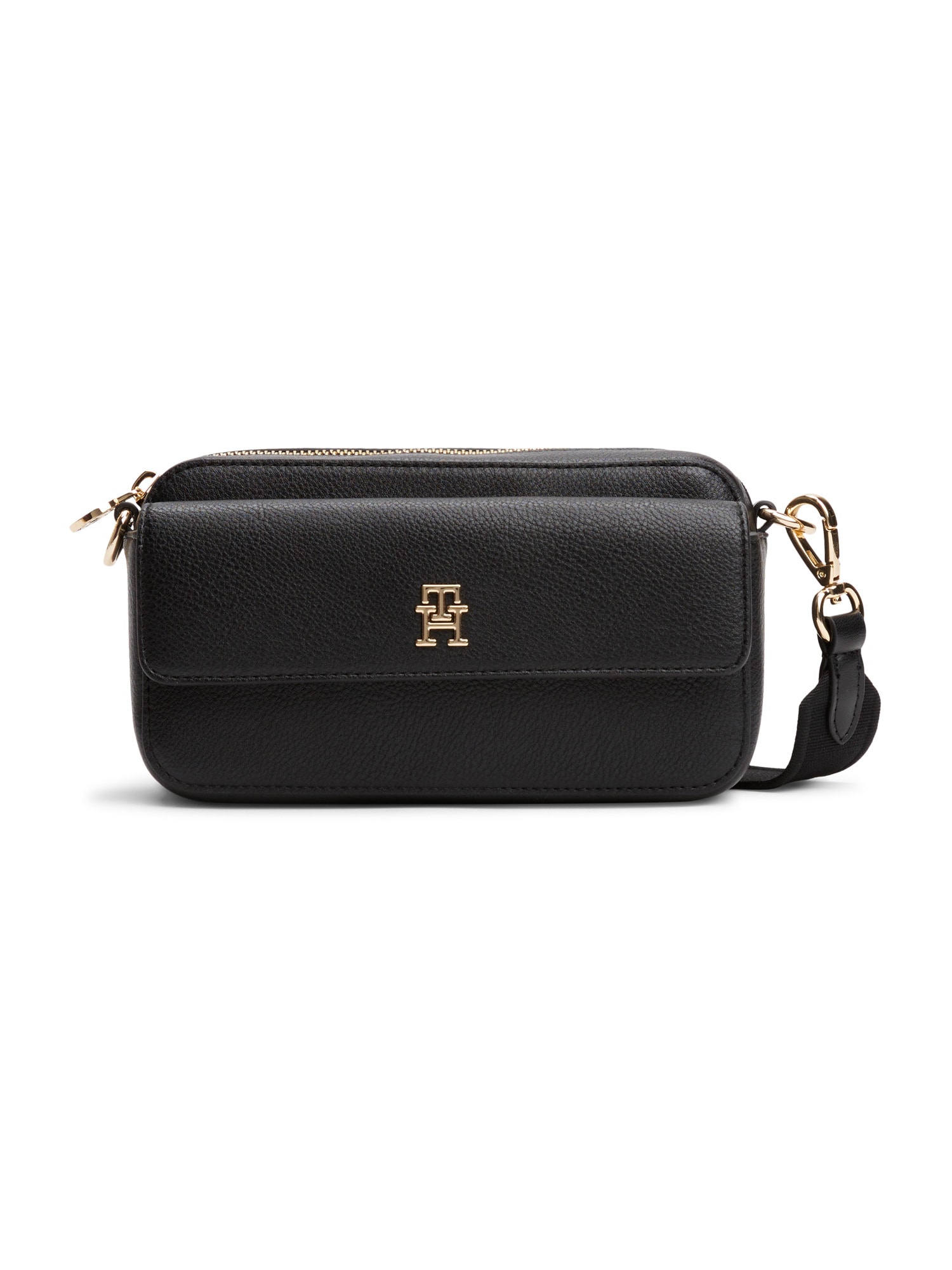 TOMMY HILFIGER Geantă de umăr DISTINCT  negru