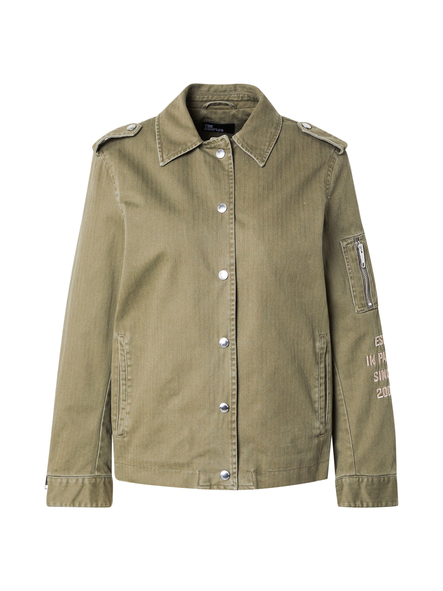 The Kooples Átmeneti dzseki  ekrü / khaki / fekete akciós termékkép 1