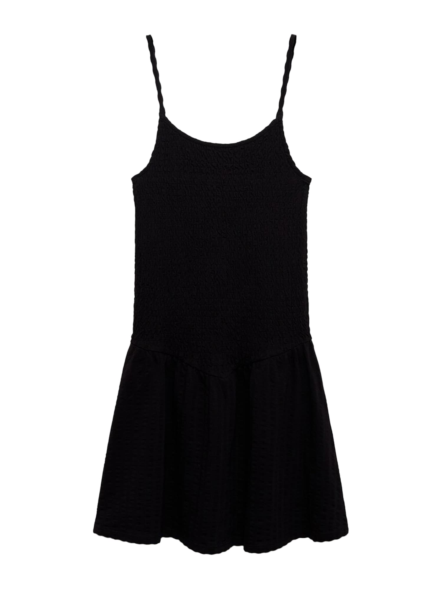 MANGO TEEN Rochie de vară PATIN  negru