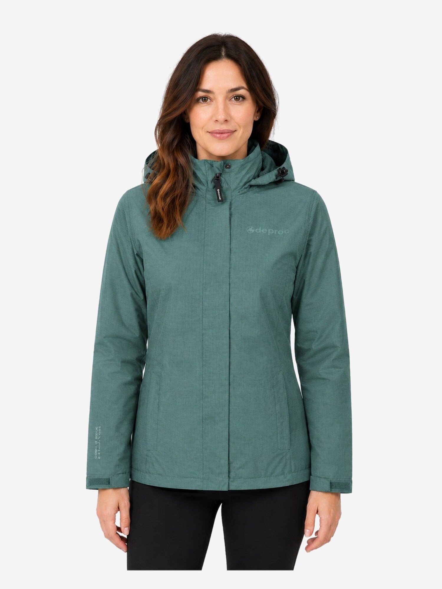 deproc Zimska jakna 'Outdoorjacke LAVAL Damen Regenjacke, Wanderjacke' petrol
