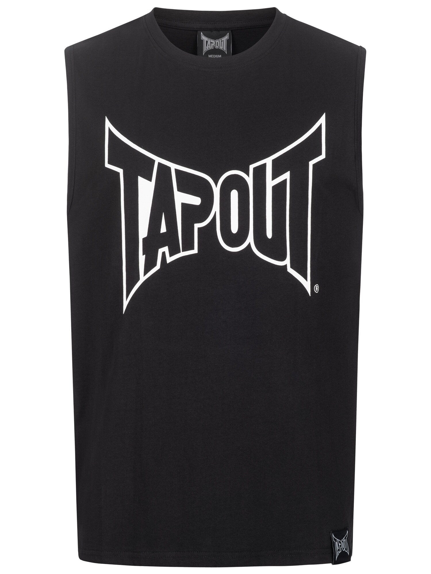 Tapout Póló 'Alemada'  fekete / fehér akciós termékkép 1