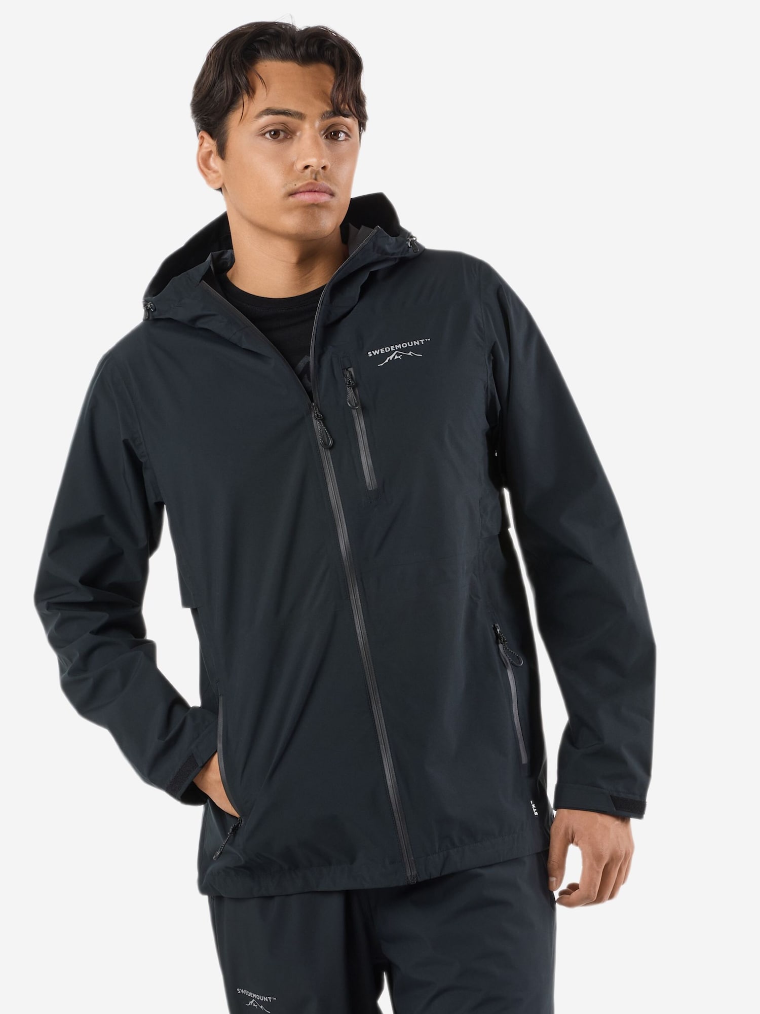 SWEDEMOUNT Chaqueta funcional 'Abisko' negro