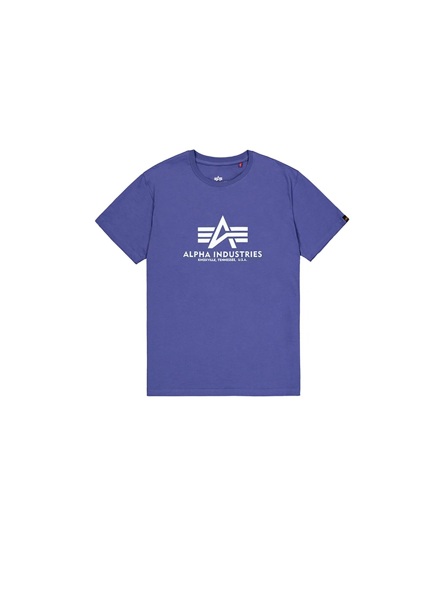 ALPHA INDUSTRIES Camiseta  lila moteado / blanco