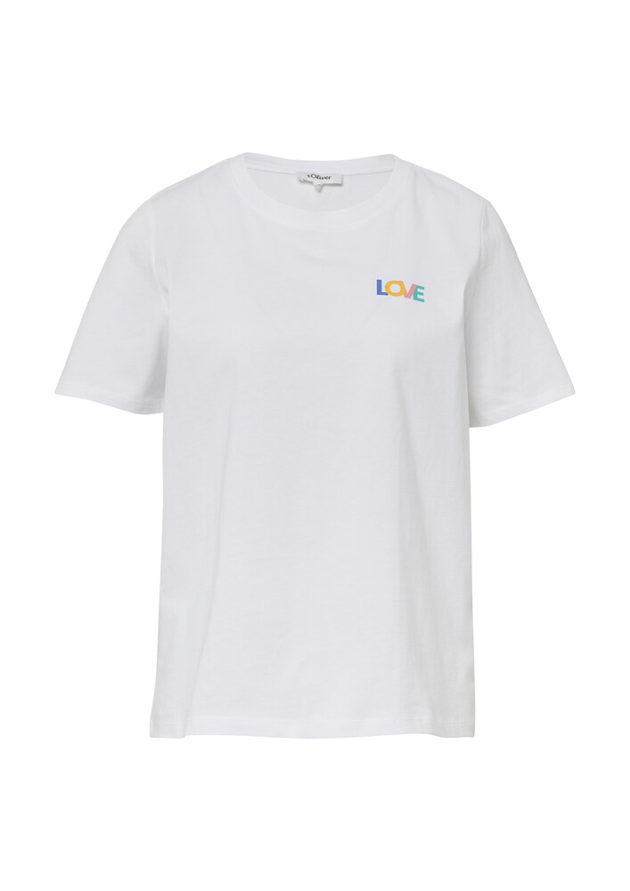 s.Oliver Shirt Damen Größe XS royalblau / gelb / rosa / weiß