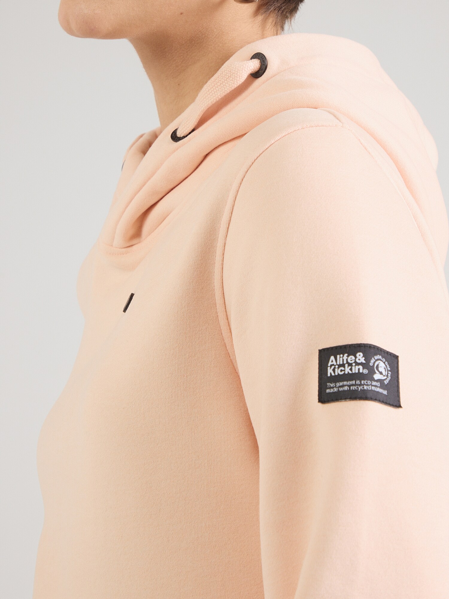 alife & kickin Mikina 'SarinaAK' broskyňová (obrázok 3)