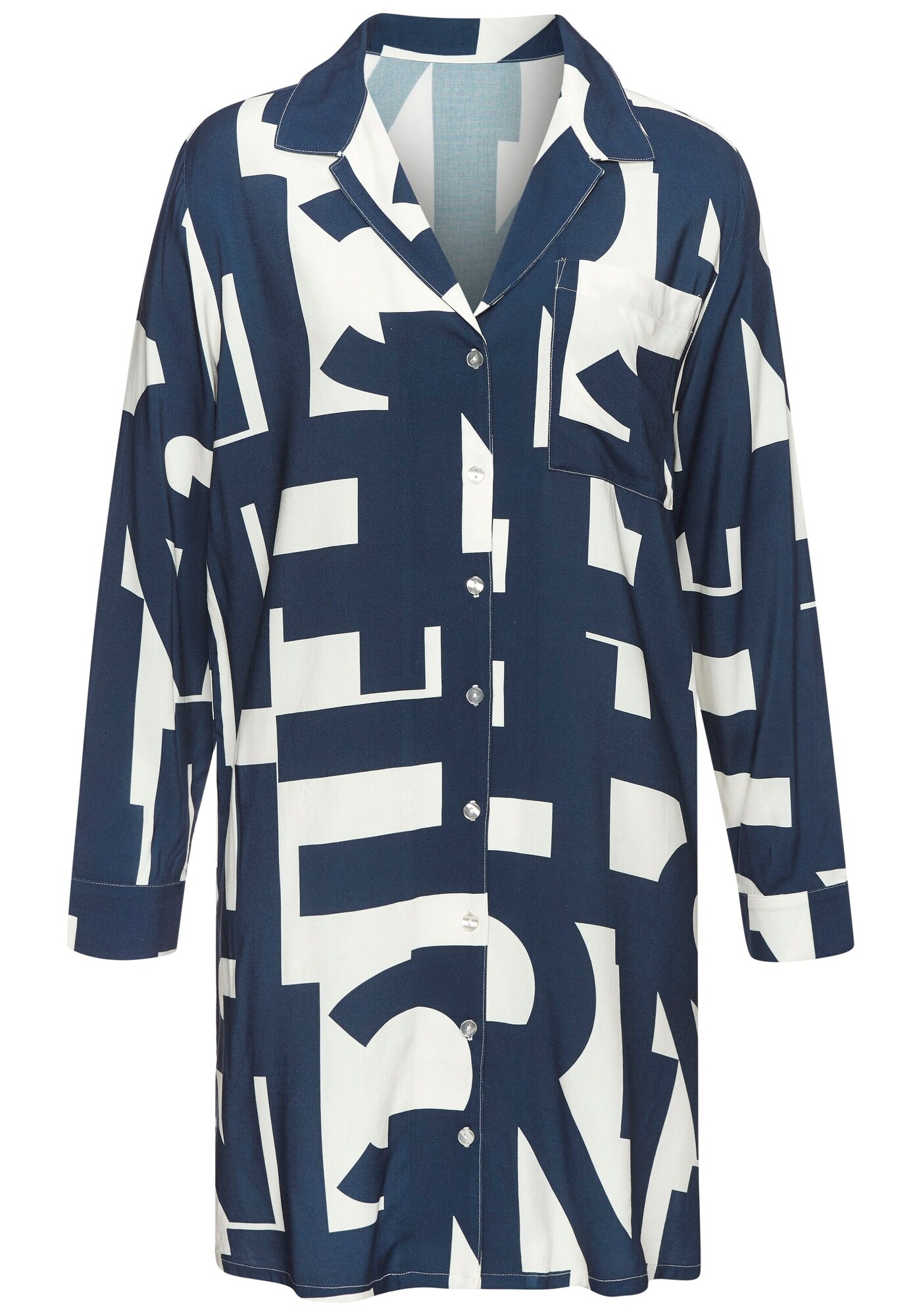 FRENCH CONNECTION Cămăşi de noapte  albastru închis / alb