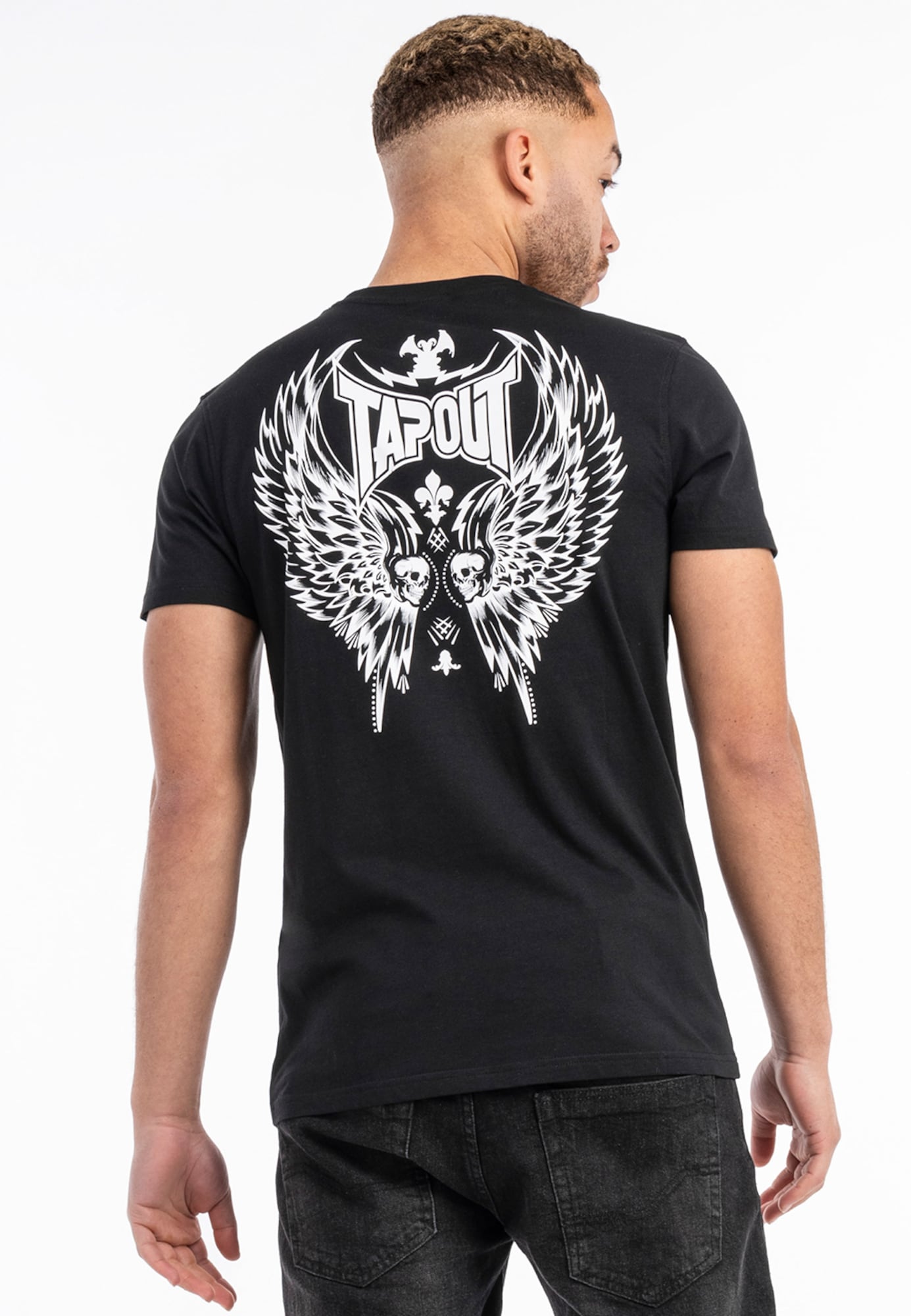 Tapout Póló 'MASK TEE'  fekete / fehér termék 2. képe