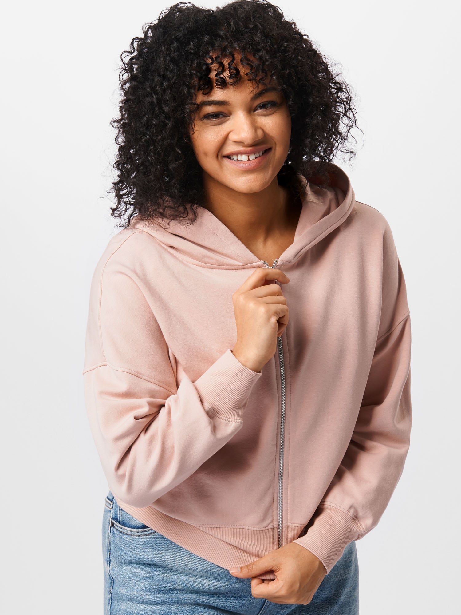 ABOUT YOU Curvy Tréning dzseki 'Rea'  rózsaszín termék 2. képe