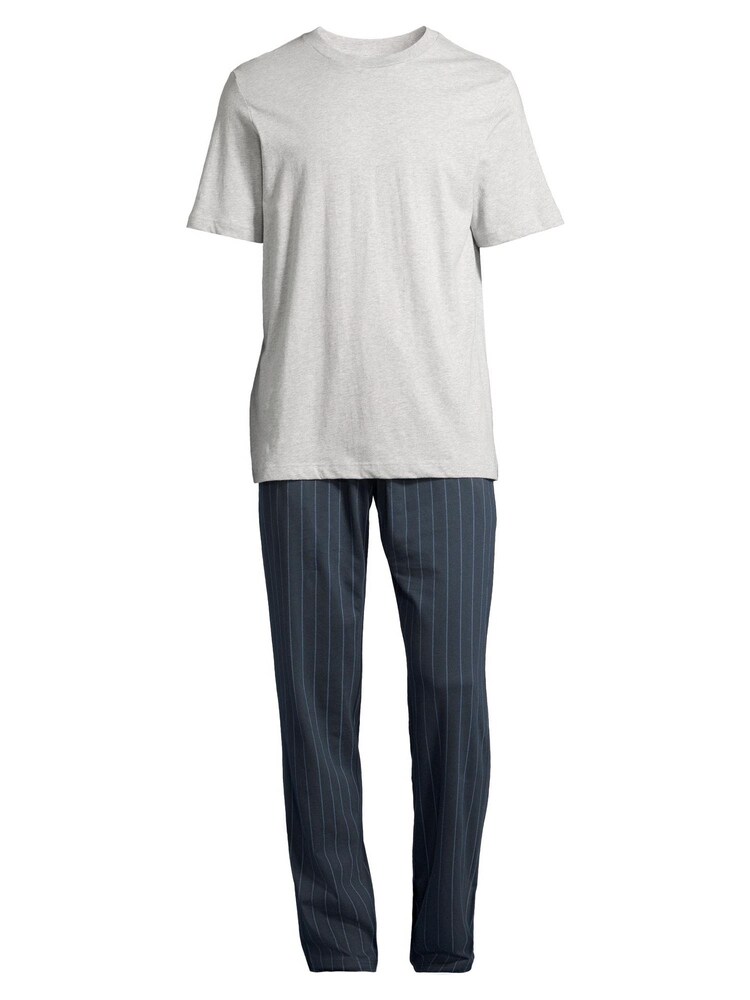 SCHIESSER Pyjama kurz 'Night & Home' Herren Größe XXL rauchblau