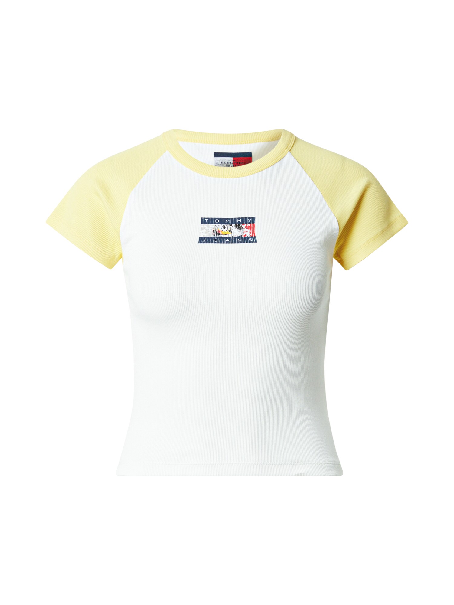 Tommy Jeans Póló  sárga akciós termékkép 1