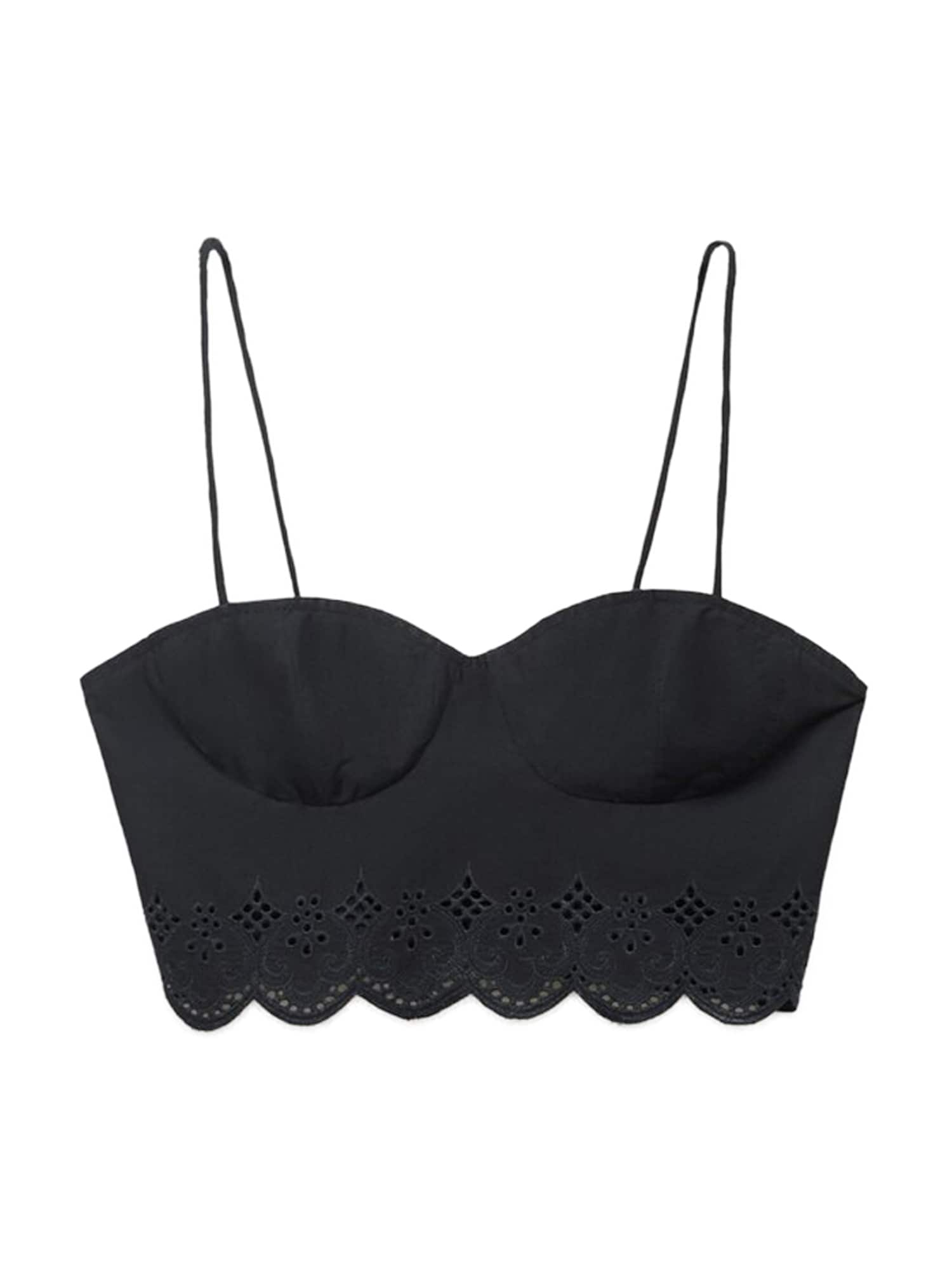 MANGO Top LUISA  negru