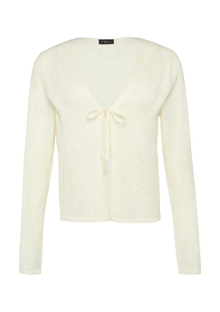 s.Oliver BLACK LABEL Strickjacke Damen Größe XXL hellbeige