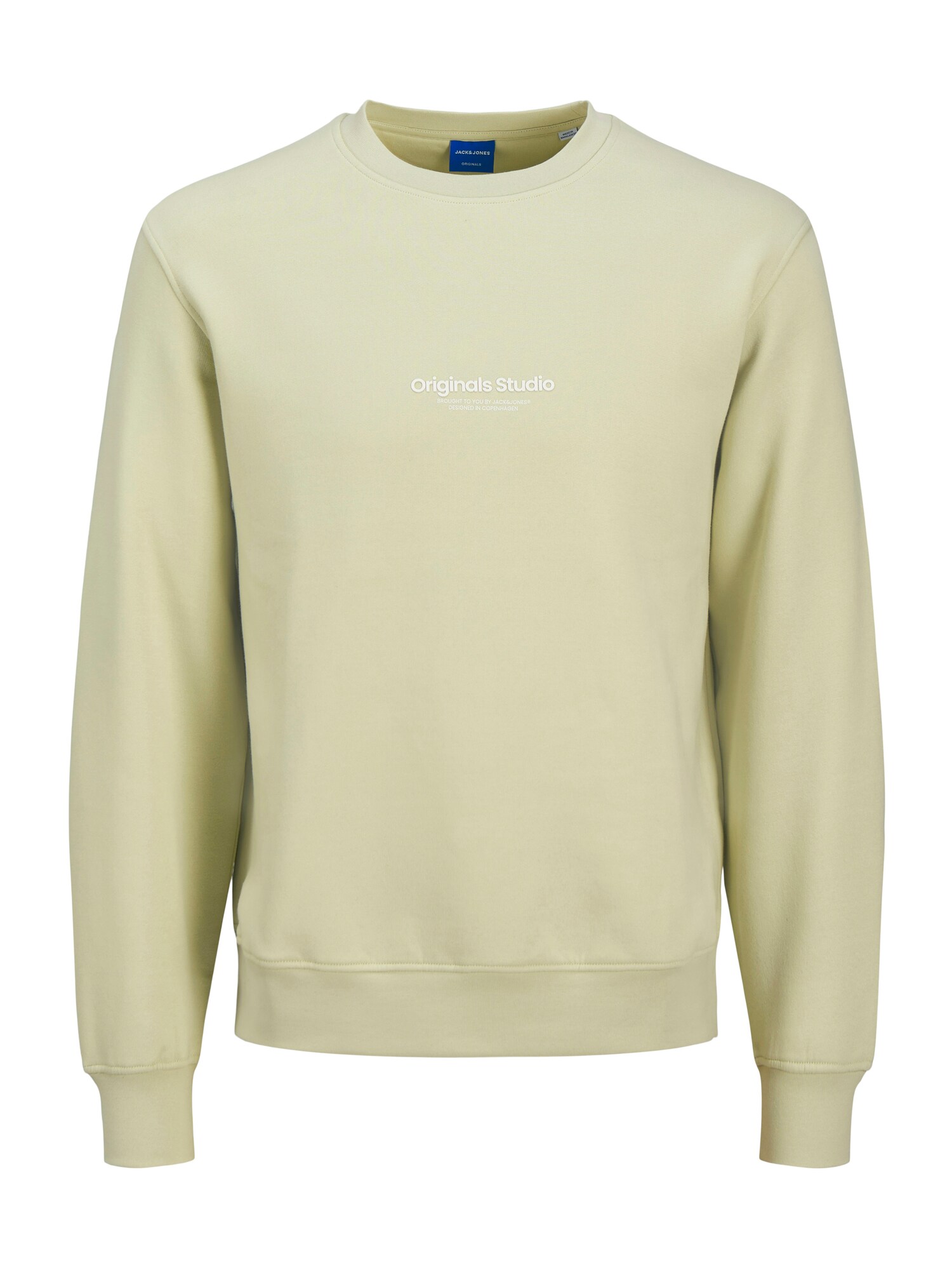 JACK & JONES MINI Mikina 'JORVESTERBRO'  pastelovo zelená / biela