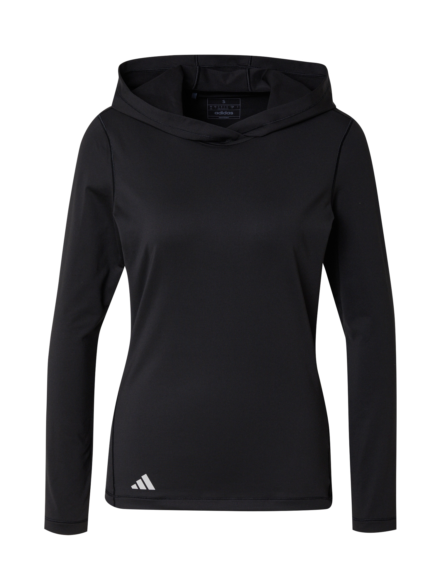 ADIDAS GOLF Športová mikina  čierna / šedobiela