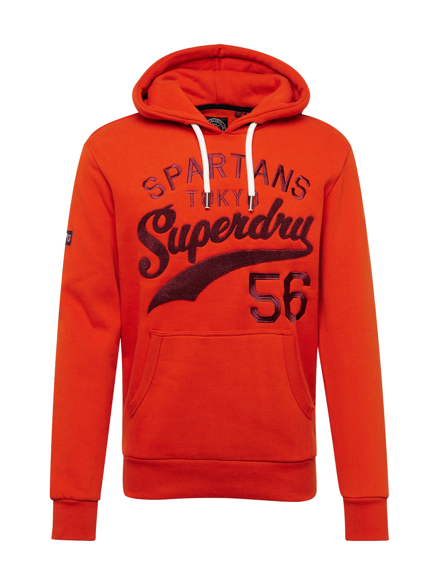 Superdry Mikina  homárová / čierna