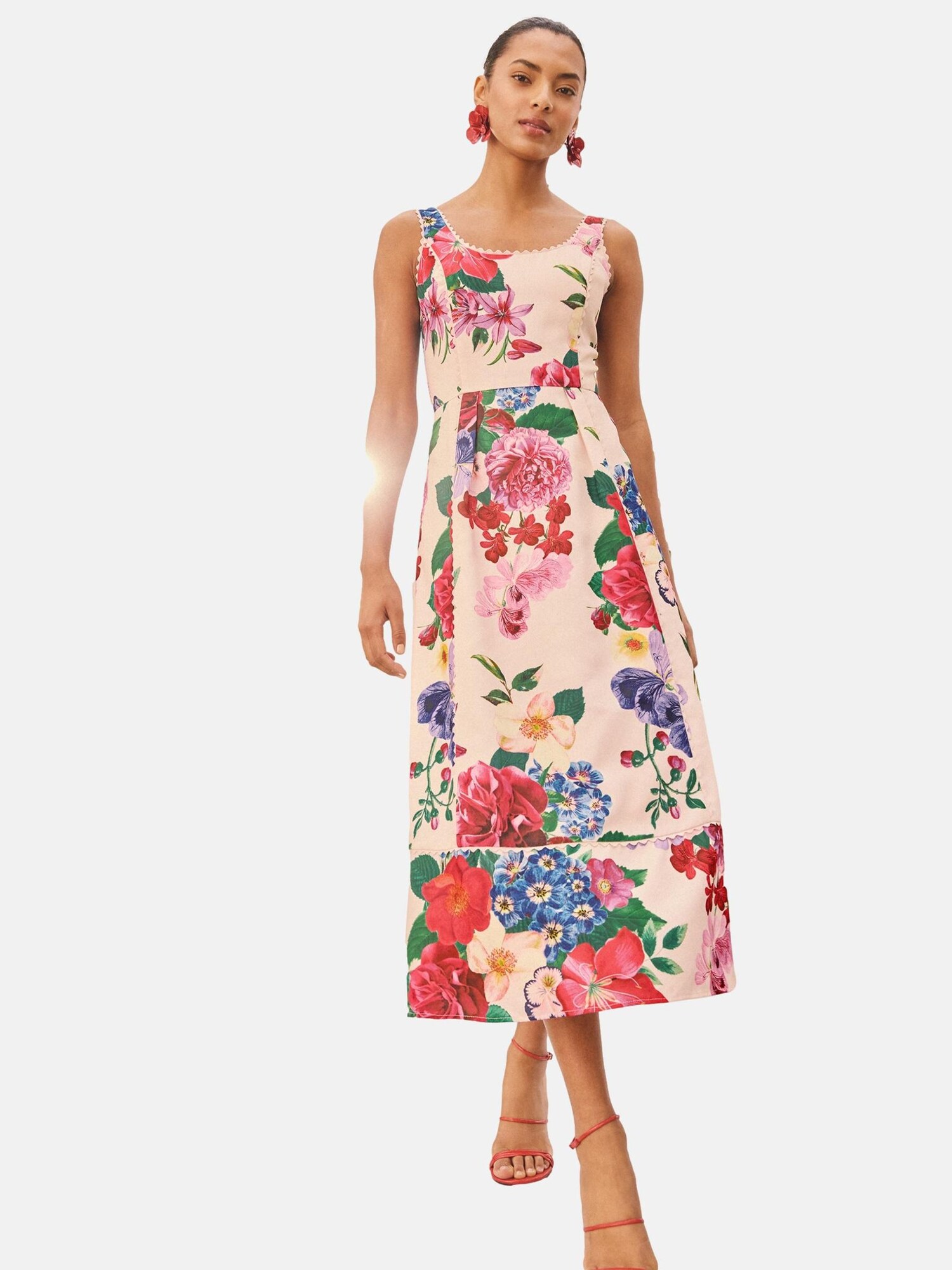 Love roses – ușoară pentru femei rochie