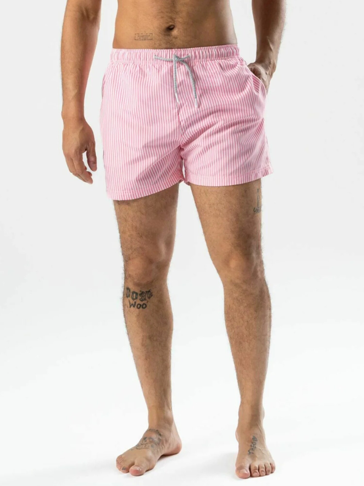 TEESHOPPEN Șorturi de baie ' Swimshorts '  roșu deschis