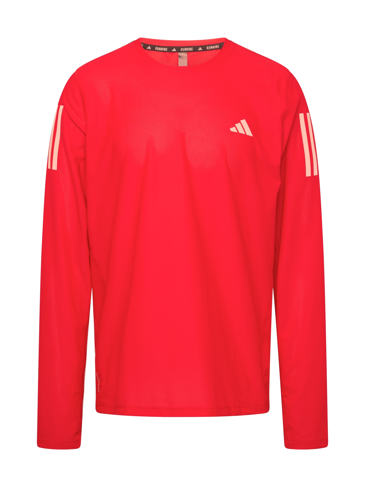 ADIDAS PERFORMANCE Sportiniai marškinėliai 'Own The Run' pudros spalva / raudona