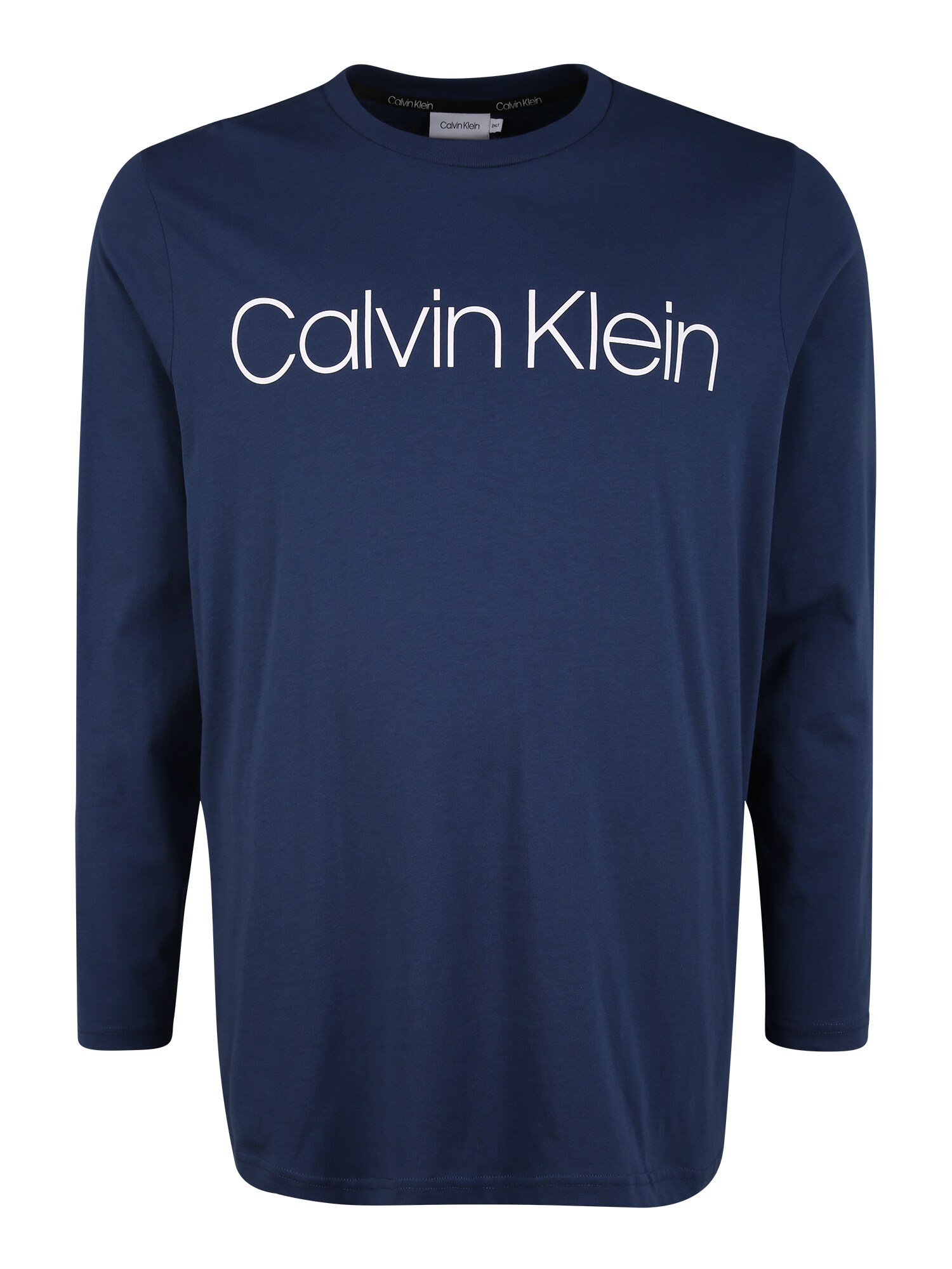 Calvin Klein Marškinėliai  tamsiai mėlyna / balta