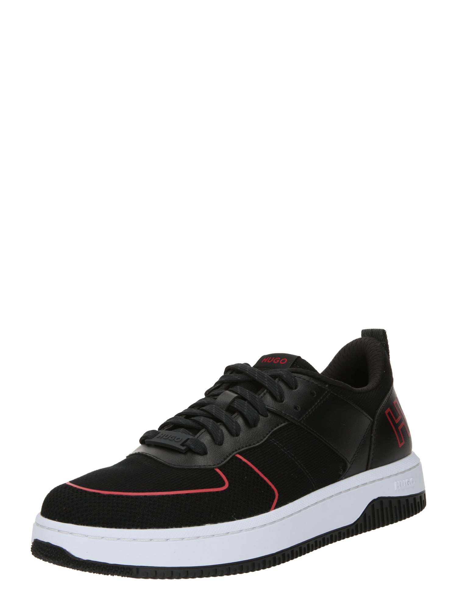 HUGO Red Sneaker low 'Kilian Tenn'  roșu / negru