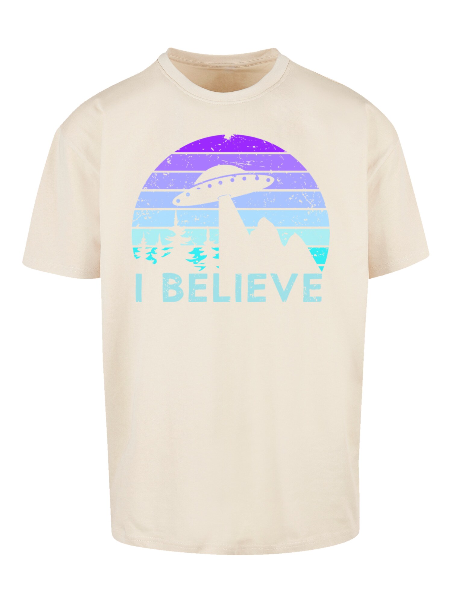 Thumbnail - F4NT4STIC T-Shirt I Believe UFO Alien Raumschiff Retro