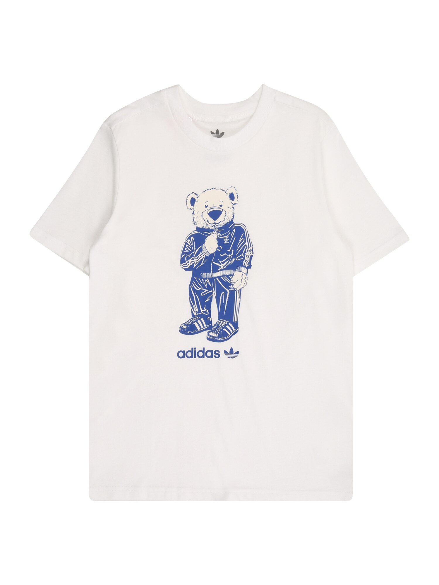 ADIDAS ORIGINALS Póló 'BEAR'  kék / fehér akciós termékkép 1