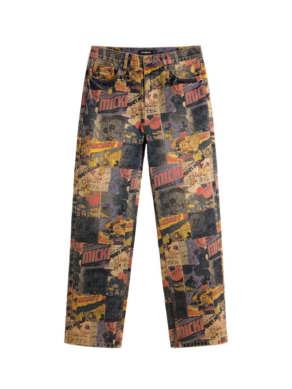Jeans 'Mickey™' safir / guldgul / melon