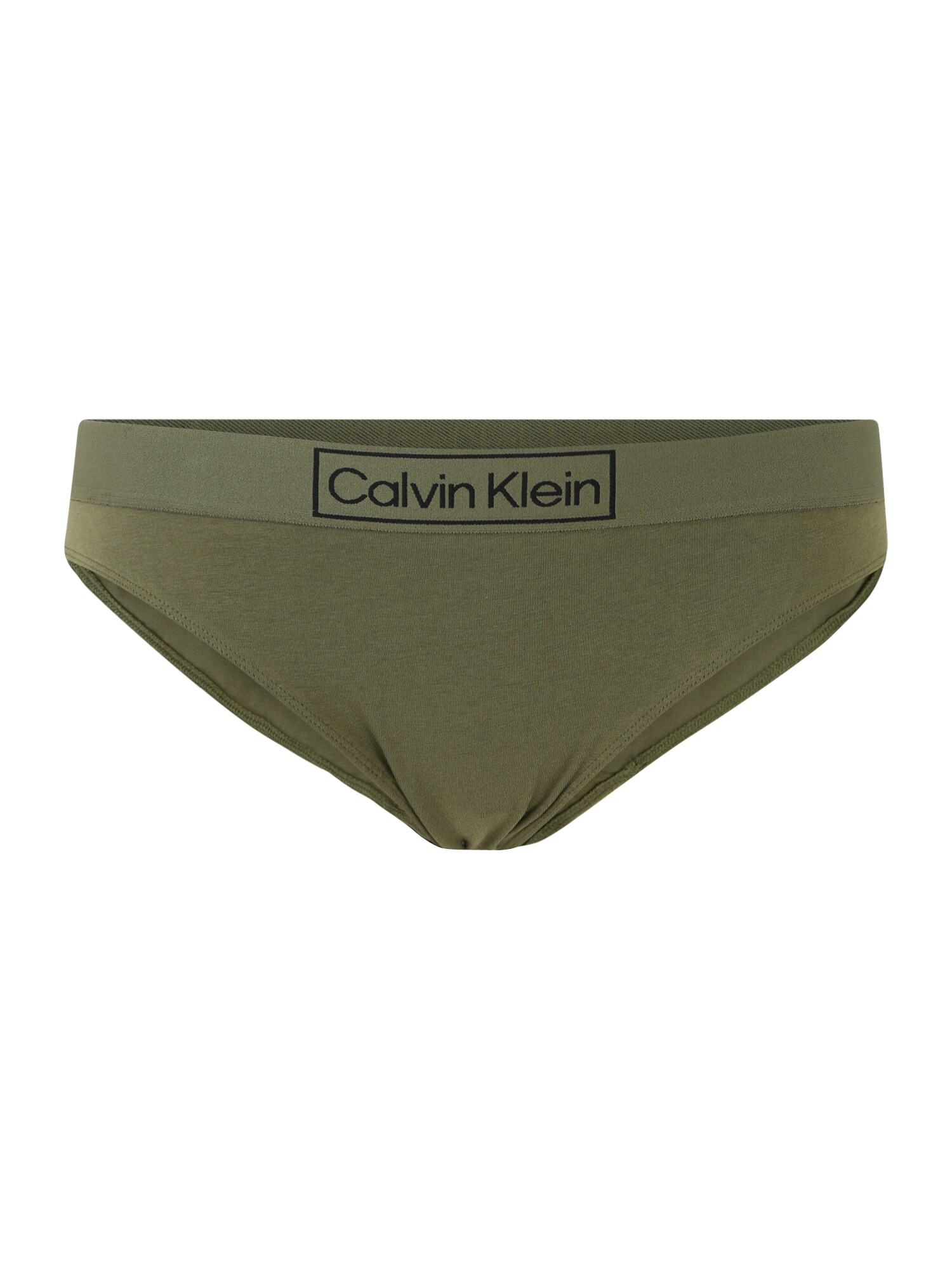Calvin Klein Underwear Plus Moteriškos kelnaitės žalia / juoda